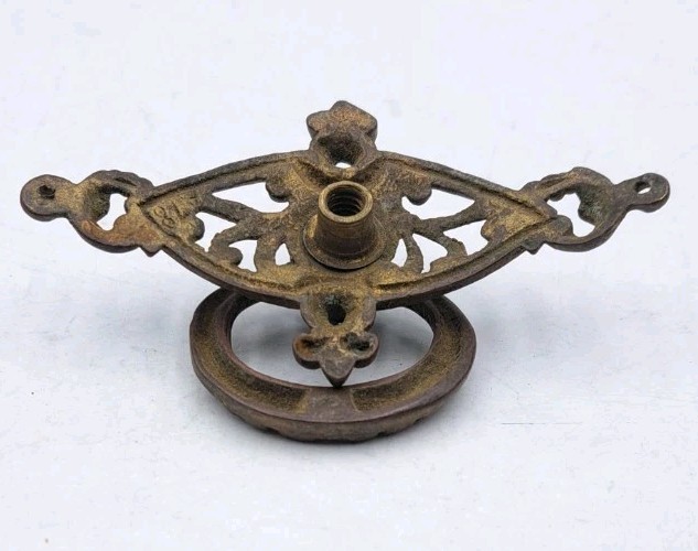 Antique Drawer Pulls Vintage Furniture Handles Brass Lot of 3