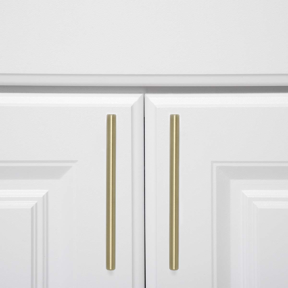 Retailer Basics Euro Bar Cabinet Handle 1/2-Inch Diameter 7.38-Inch Length 5-Inc