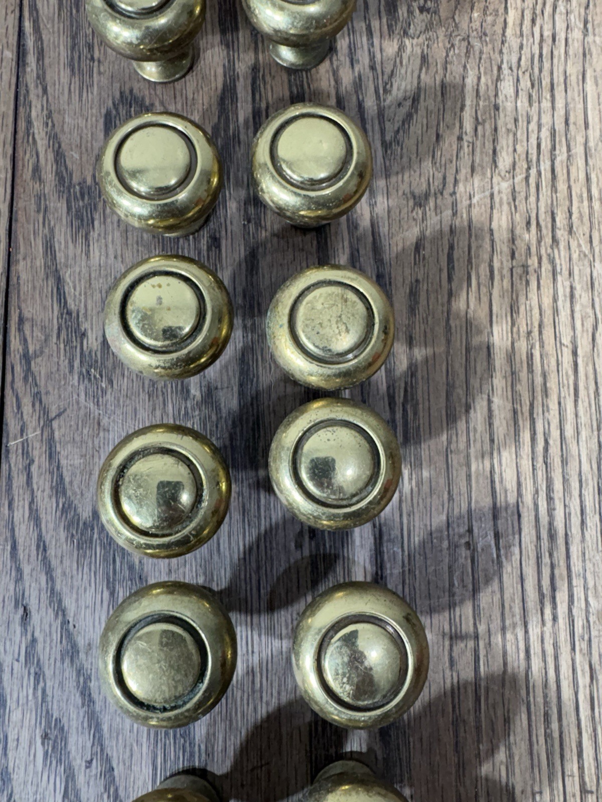 Vintage Antique Lot Brass Drawer Pulls Heavy Knobs Handles Furniture Hardware