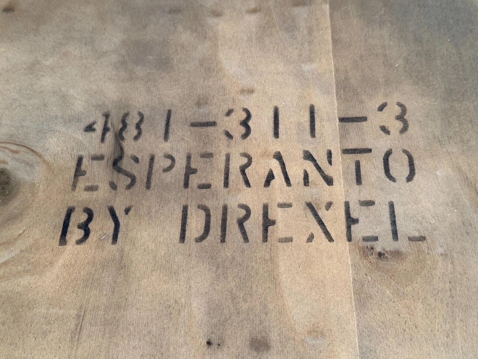 Original Drexel Esperanto Drop Drawer Door Pull