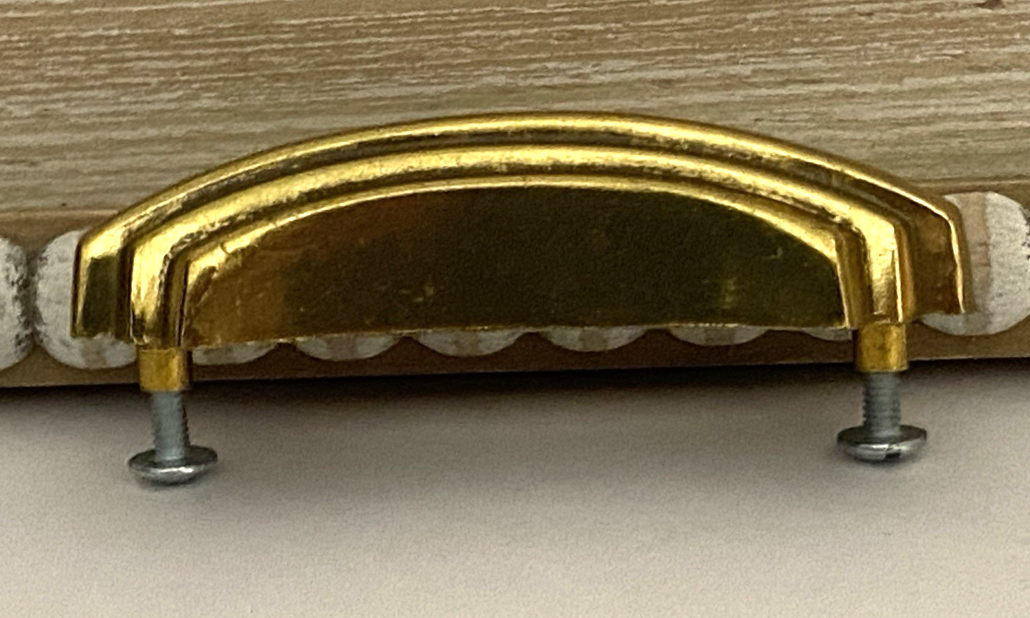 VTG LOT 20 Gold ART DECO Hollywood Regency MCM Waterfall Door Pulls Handles