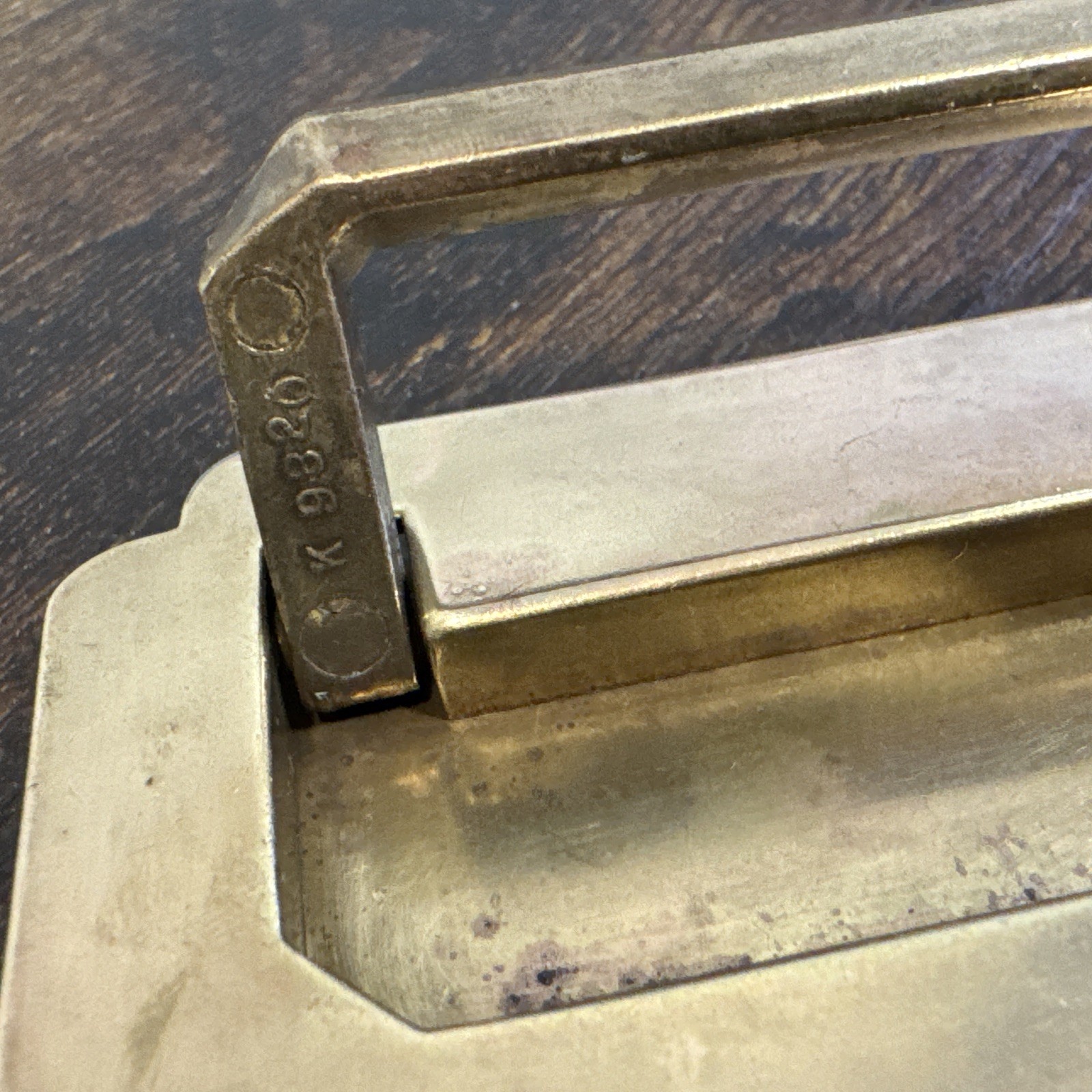 Drexel Pavilion Dresser Drawer Pull Brass Handle Vintage Mid Century KBC K 9820