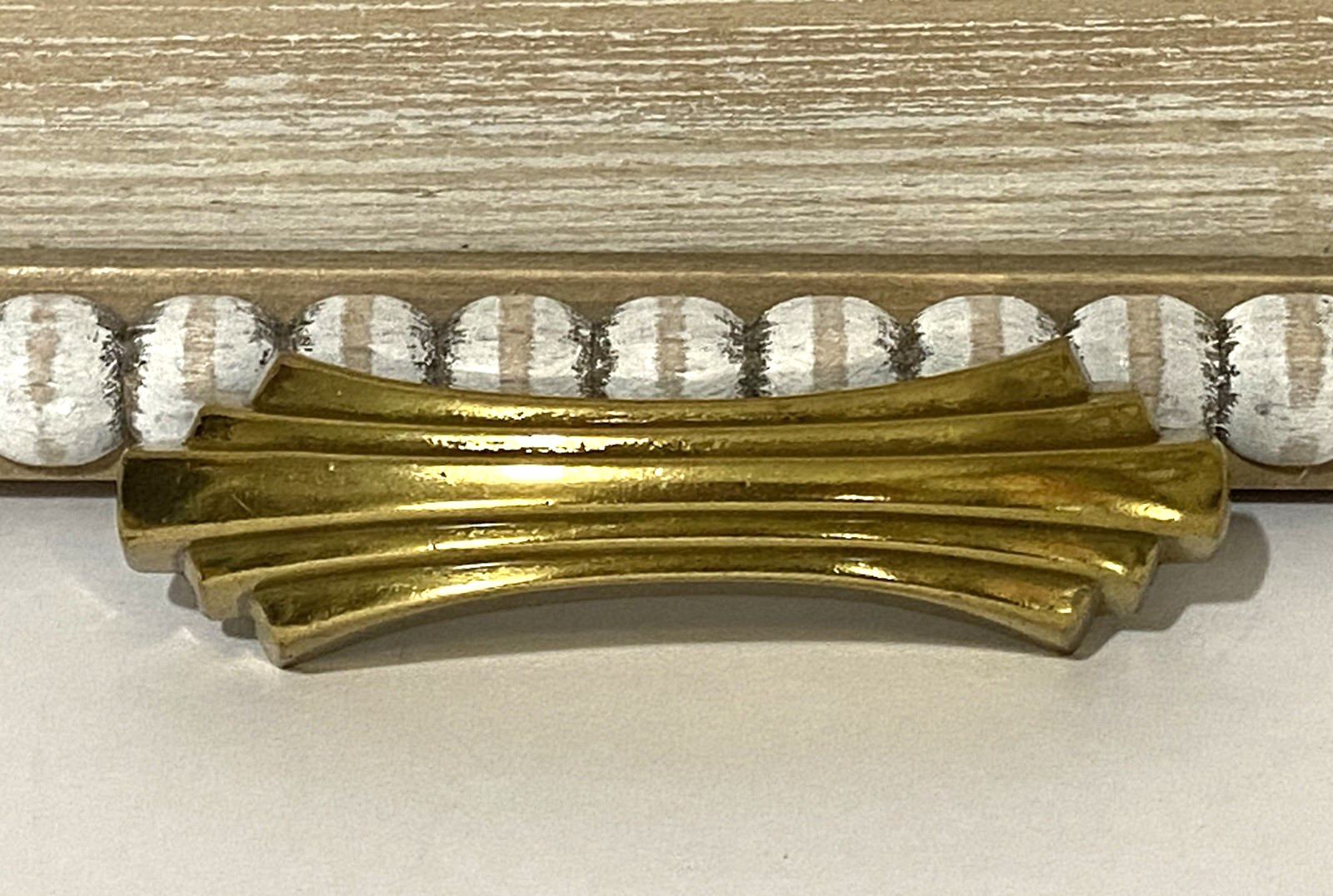 VTG LOT 20 Gold ART DECO Hollywood Regency MCM Waterfall Door Pulls Handles