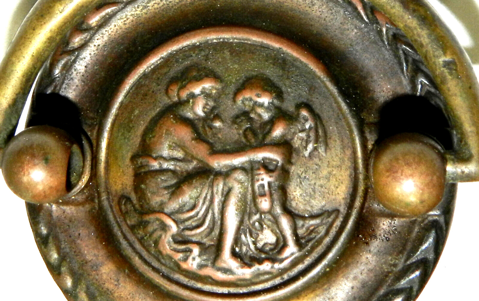Antique Cabinet Dresser Drawer Pulls Set