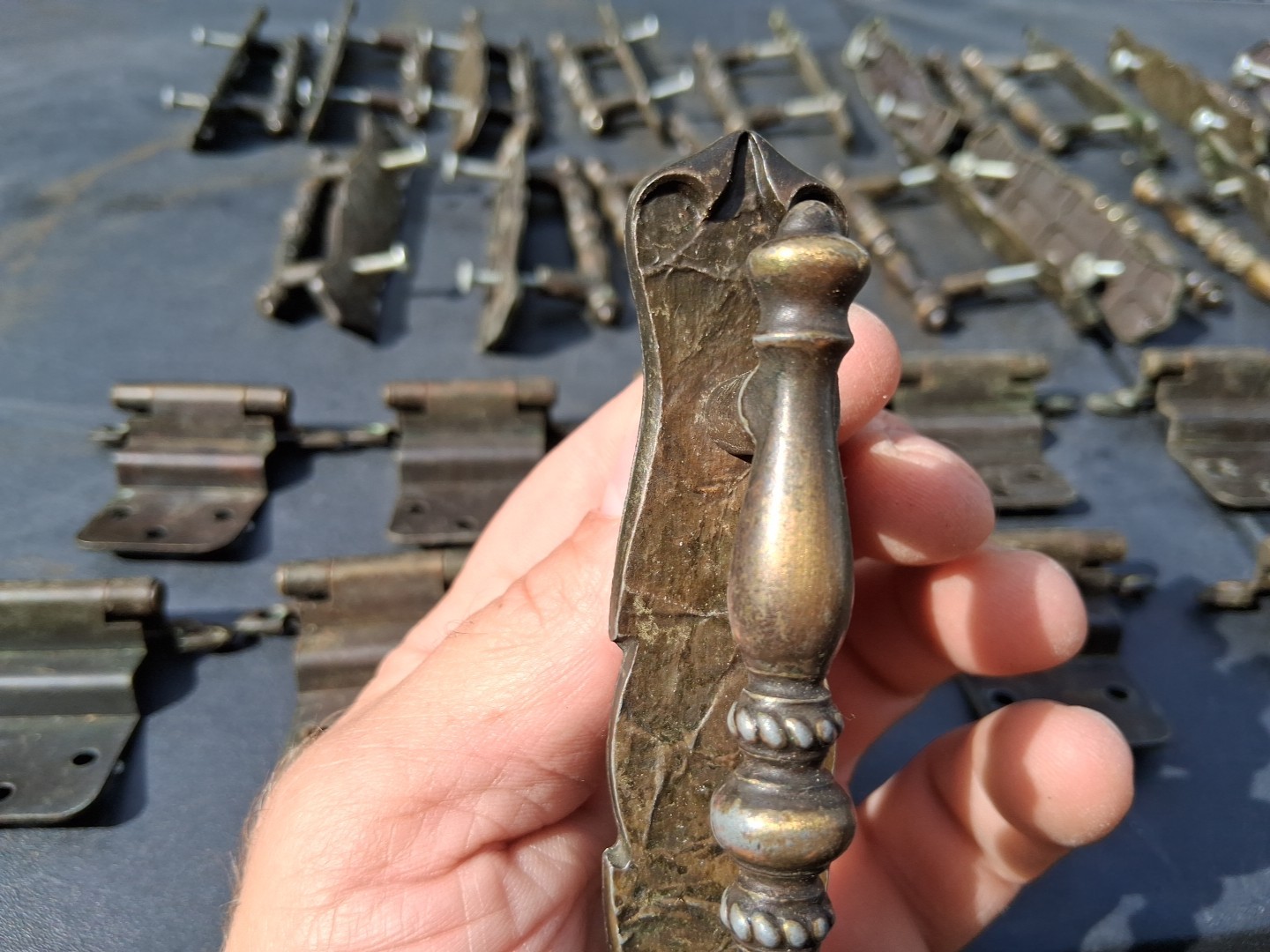Lot Of Vintage Amerock Drawer Pulls Hinges