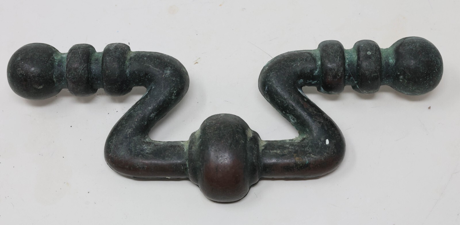 Antique Matching Set of Four (4) Drawer Pulls Handles 7″ Long 2″ CTC #1589 P2910