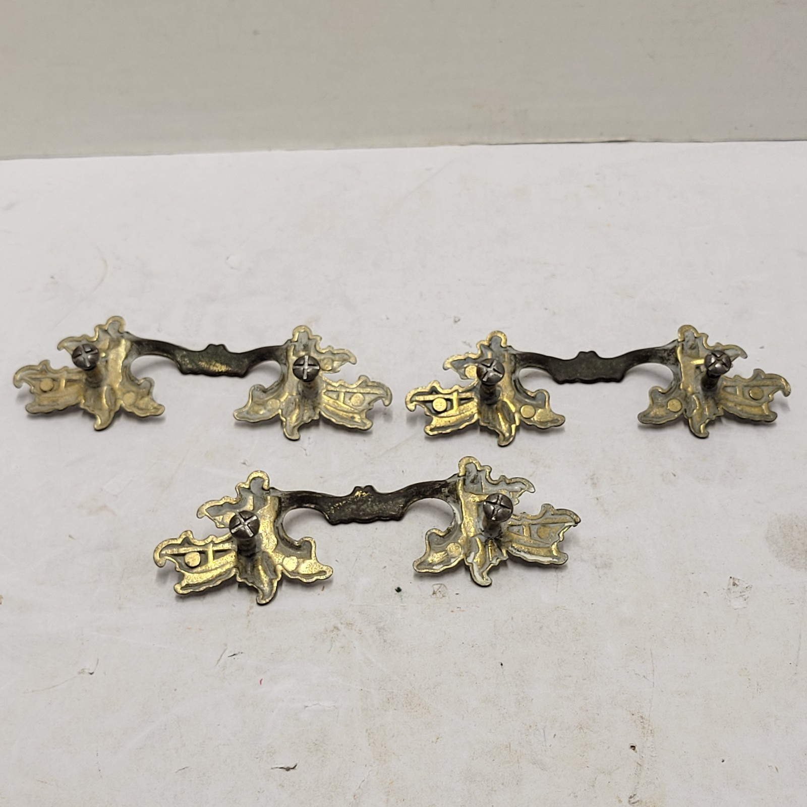 French Provinial Drawer Pull Lot Of 3