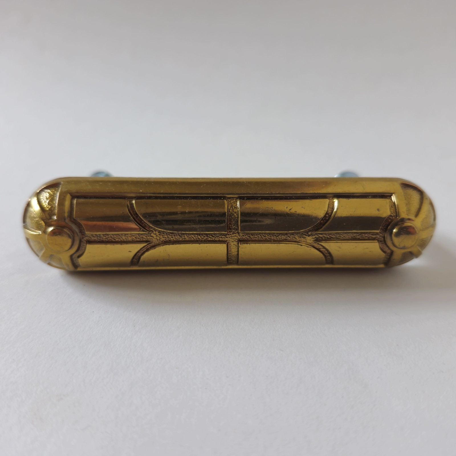 Vintage Keeler Brass Co. KBC Cabinet Drawer Pull Handle Art Deco Victorian