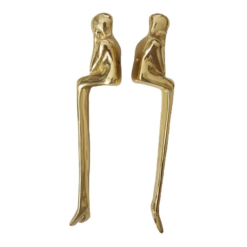 Little Golden Man Cabinet Handles Metal Drawer Pulls for Kitchen Furniture