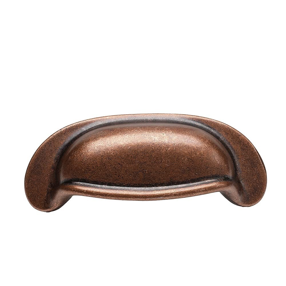 10 Pack 2.5″ Antique Copper Bin Cup Drawer Handles, Kitchen Cabinet Pulls