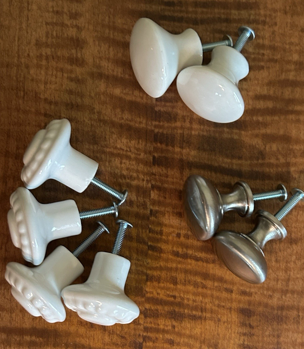 8 Drawer Pull Knobs Mixed Lot Hardware Replacement Cabinet Closet Project