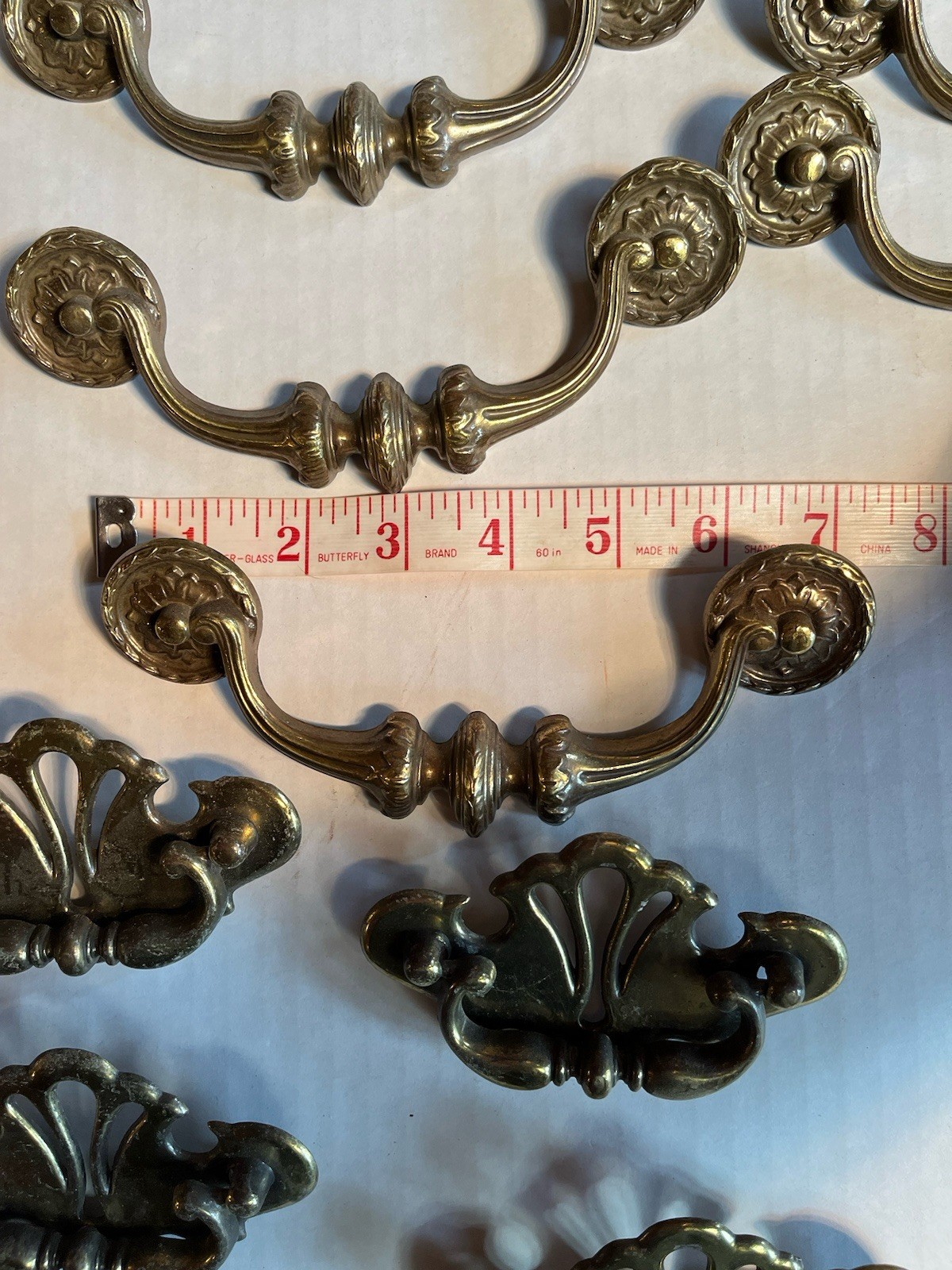 Antique/Vintage Hardware Furniture Drawer Pulls Handles Metal Brass Victorian
