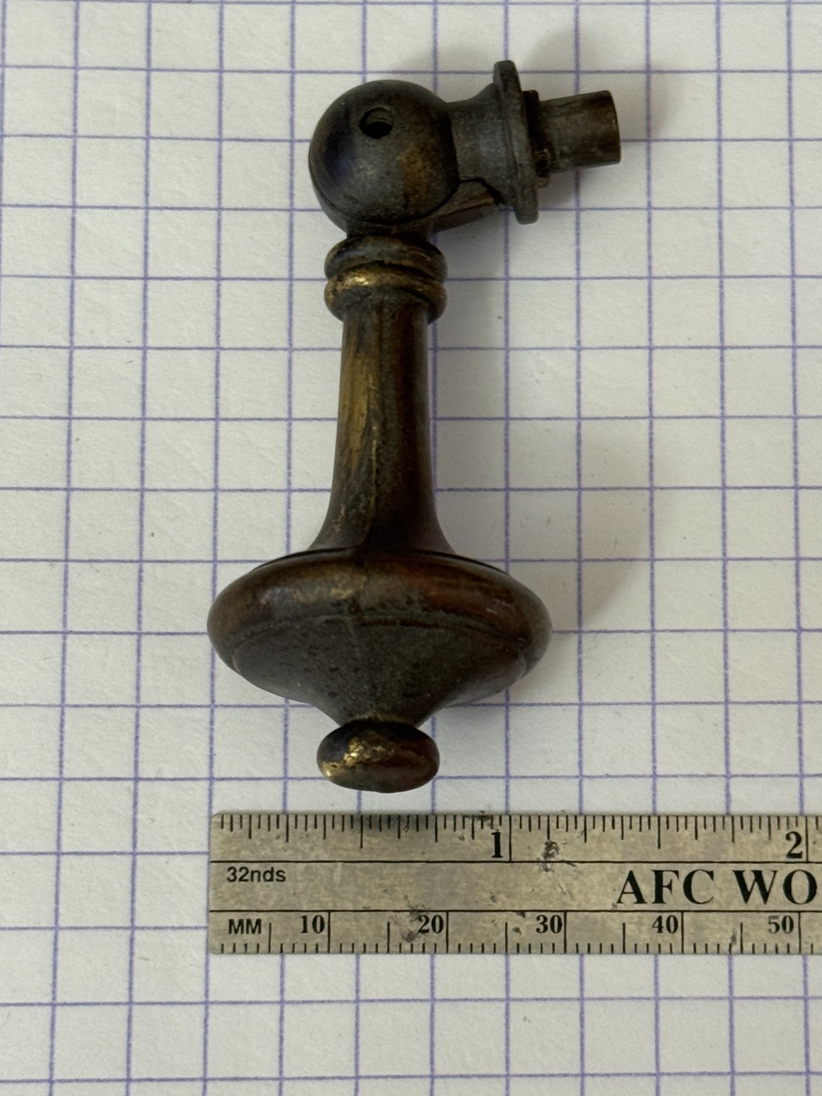 Original Large Size Drexel Esperanto Drop Drawer Door Pull KBC N 375