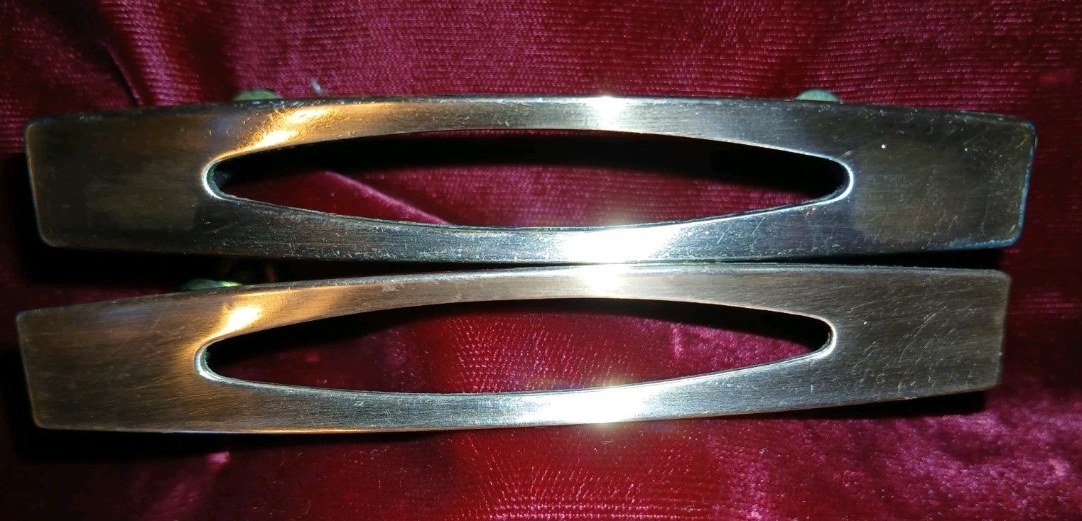LOT 1 – Twelve MCM AJAX Nordic Modern Copper Drawer Door Pull Handle 3” Center