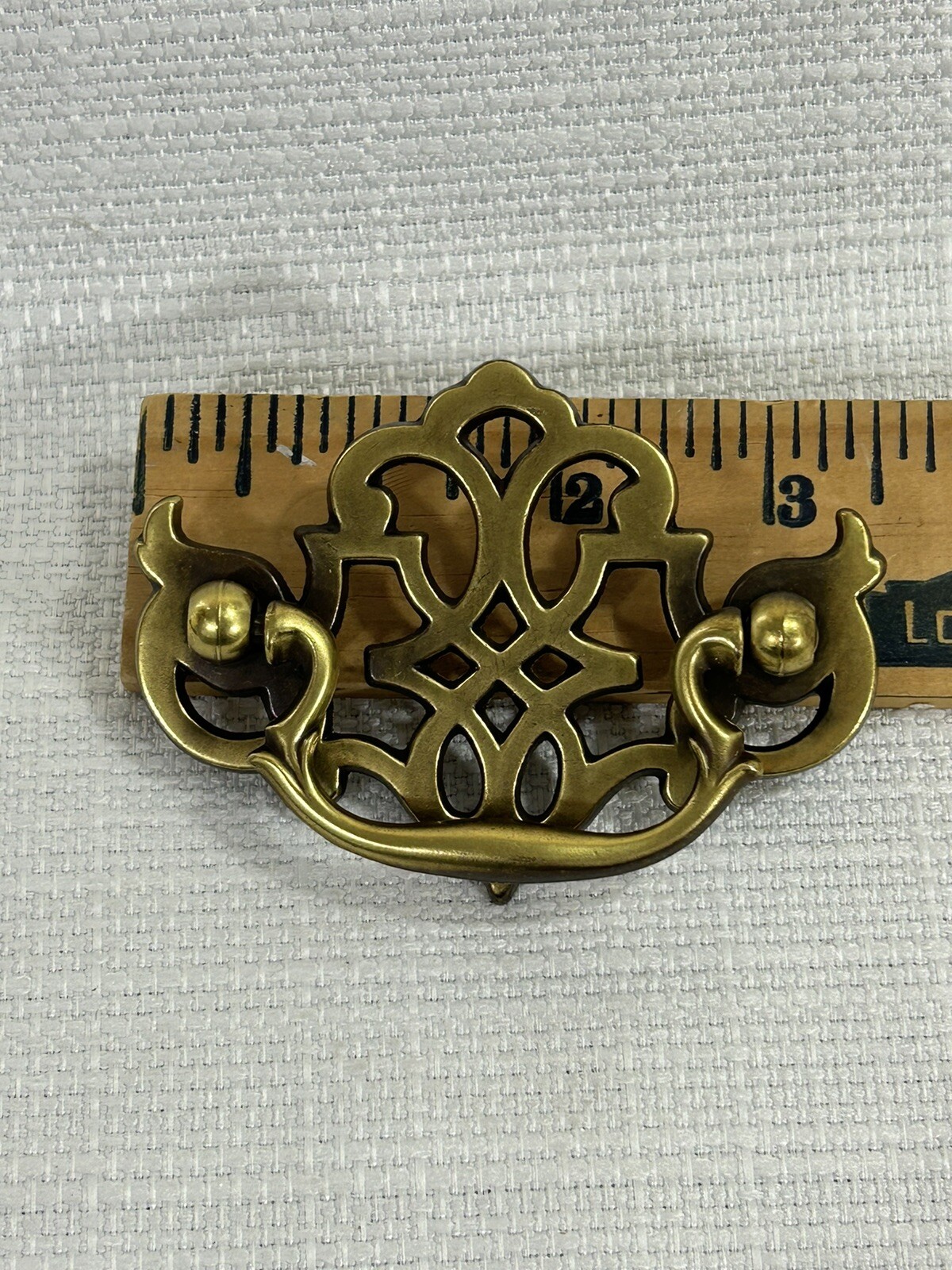 Vintage KBC Keeler Brass Batwing Chippendale Drawer Handles Pulls 2 1/2″