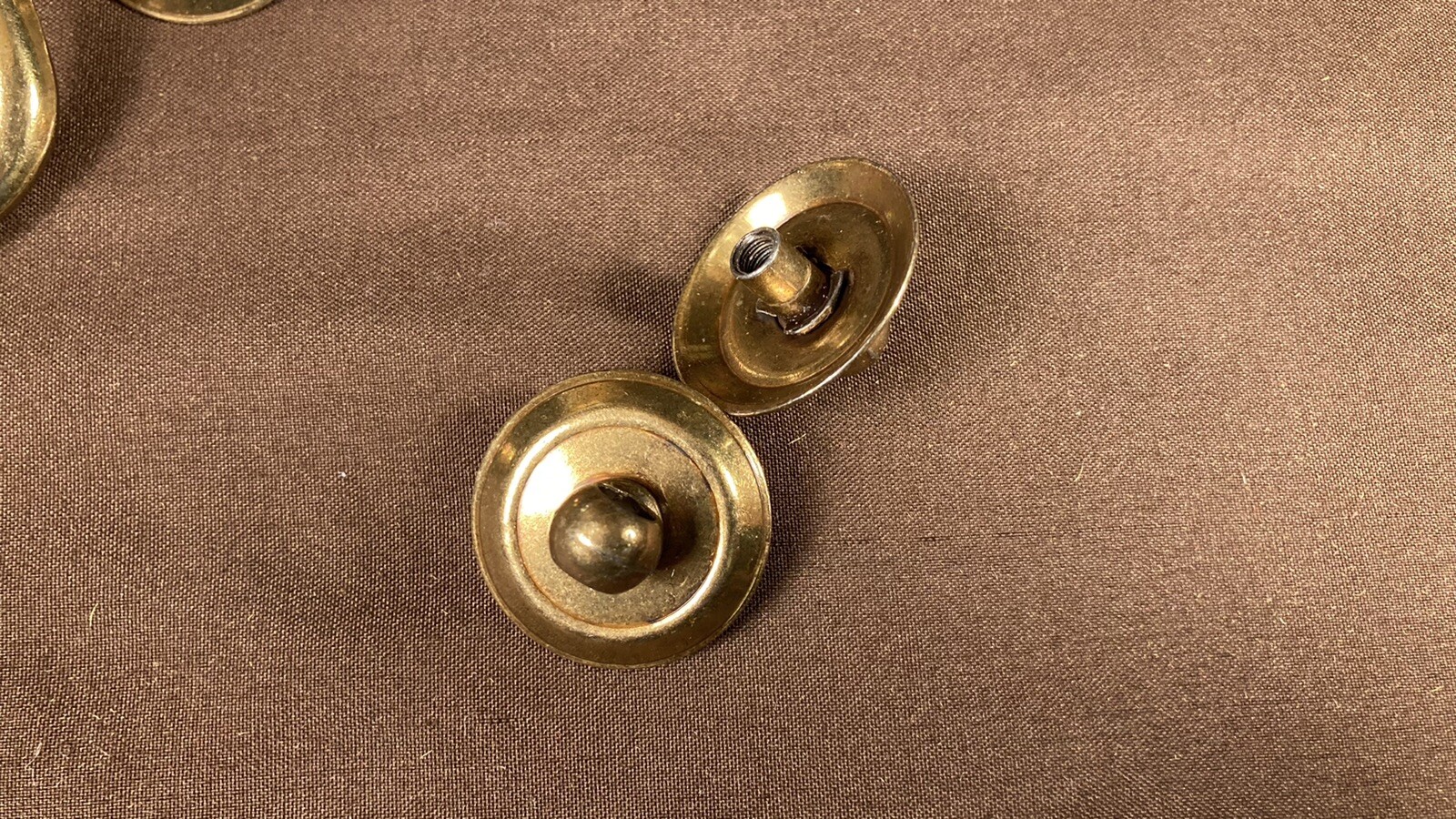 2 Keeler Brass Co. Bail Pull for Vtg Antique Dresser Furniture 3 3/4″ Centers