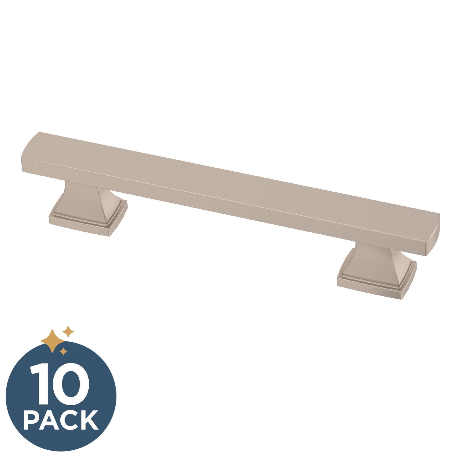 Franklin Brass 10 Pack Brushed Nickel Cabinet Handles 3-3/4 Inch 96Mm Kitchen