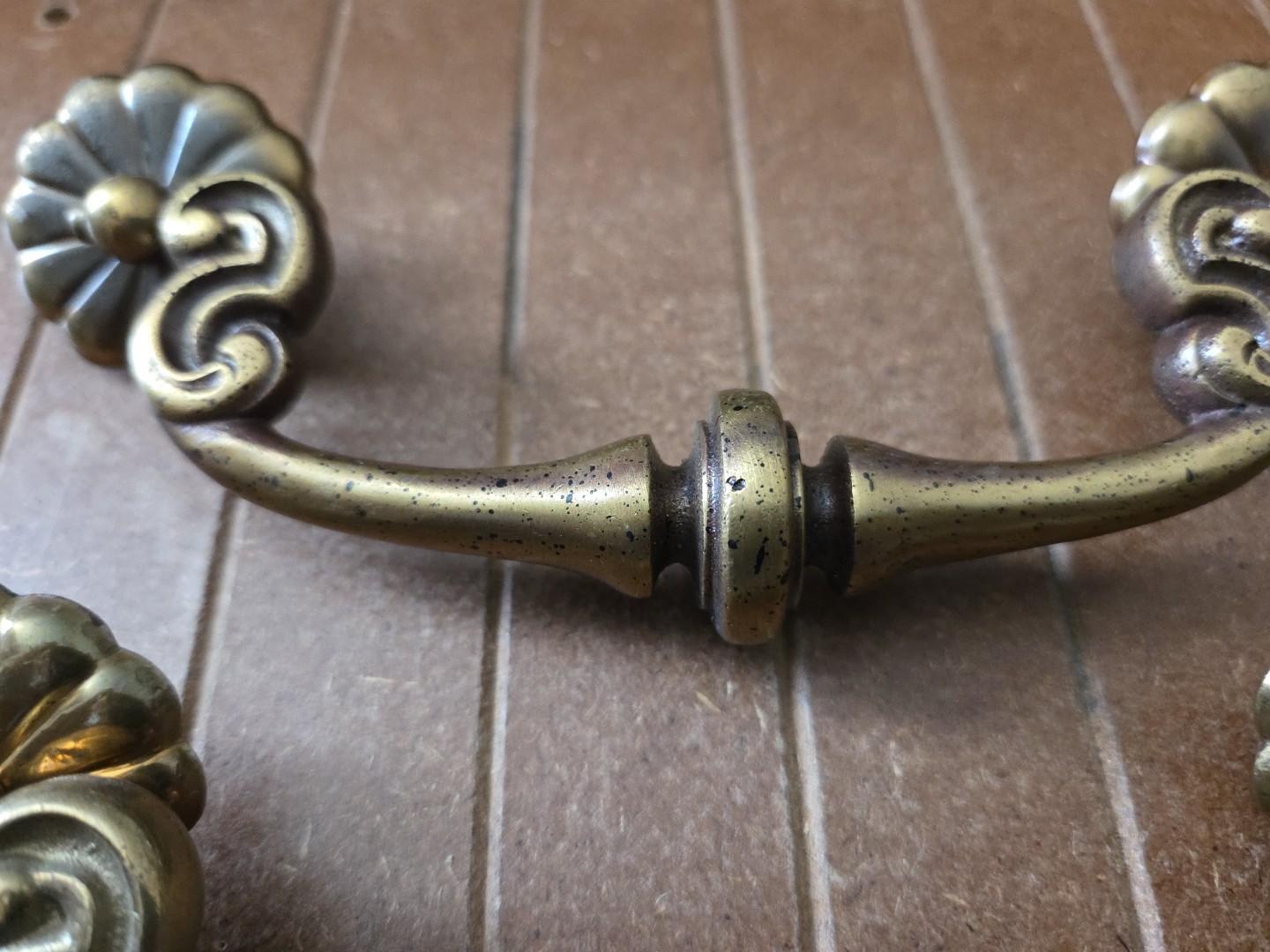 Antique Brass 5″cc Brass Drop Cabinet Bail Pull furniture cabinets drawers-pair