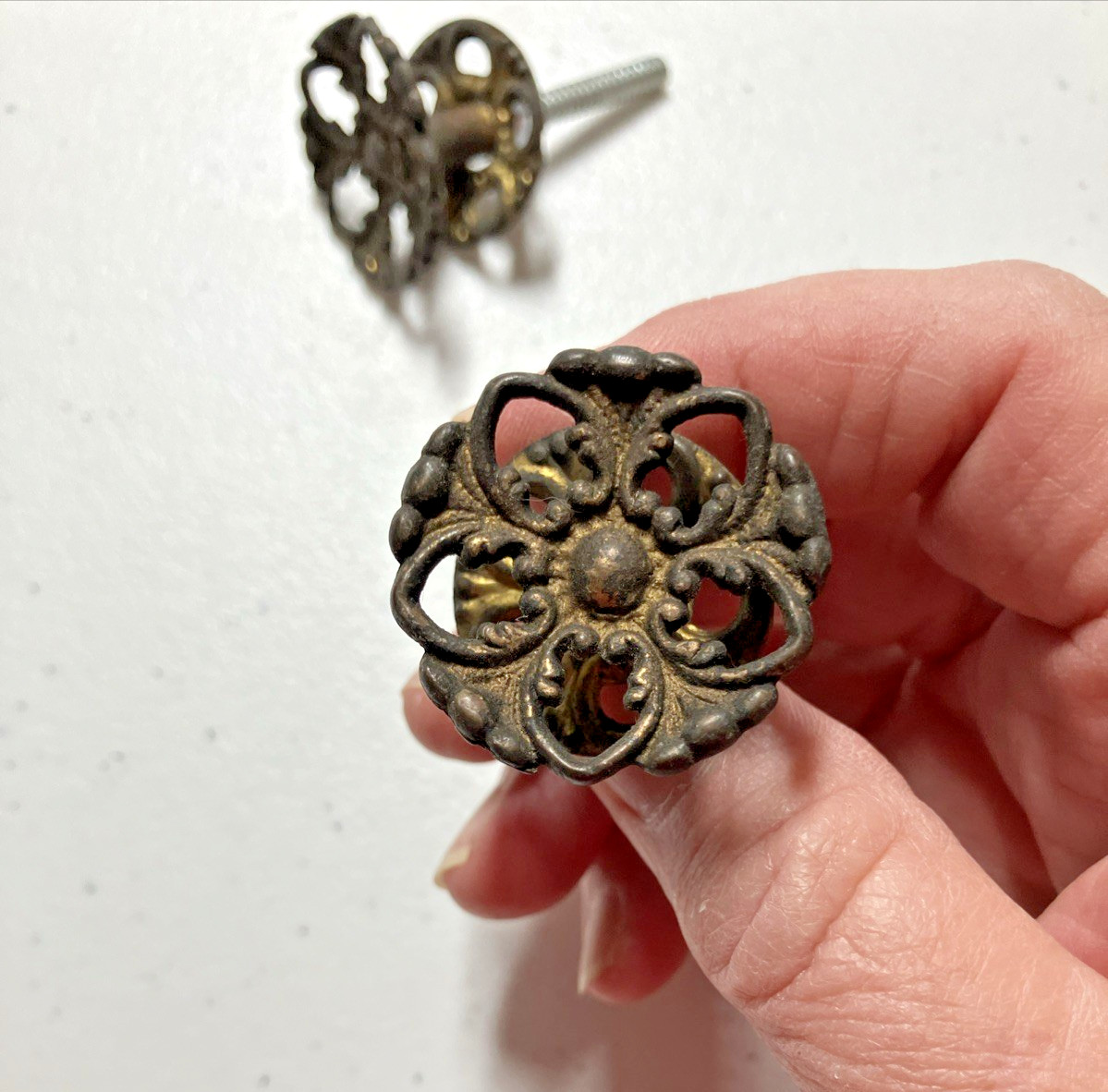Antique Vintage Drawer Drop Ring, Knots And Miscellaneous Lot of 10