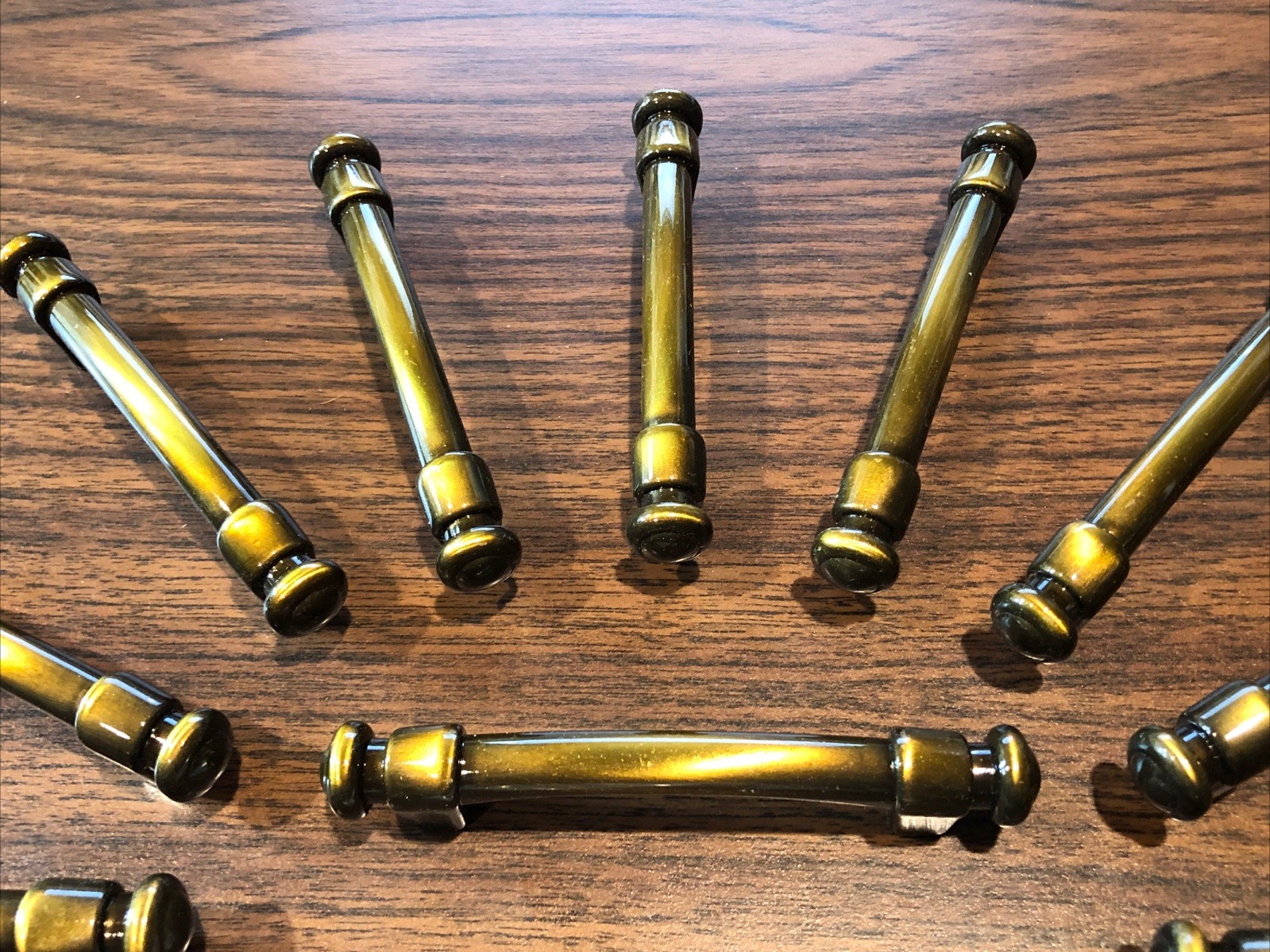 Lot 10 Vintage Bronze Metal Door Drawer Pulls Handles 4.25”