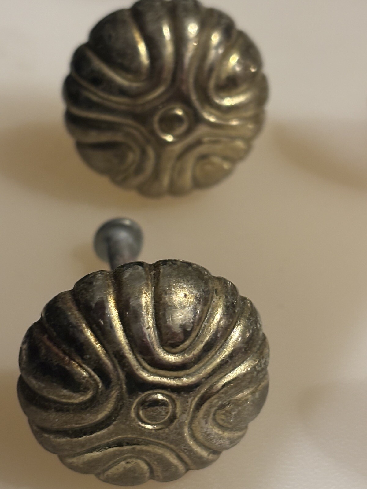 30 Antique Ornate Decorative Antique Brass Drawer Pulls- Art Deco vintage home