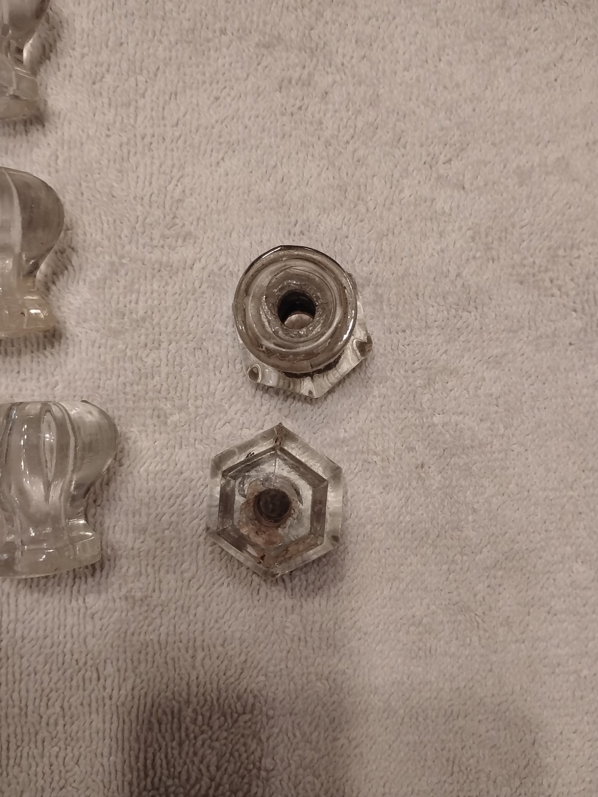 Vintage Art Deco Glass Drawer Pulls And Knobs