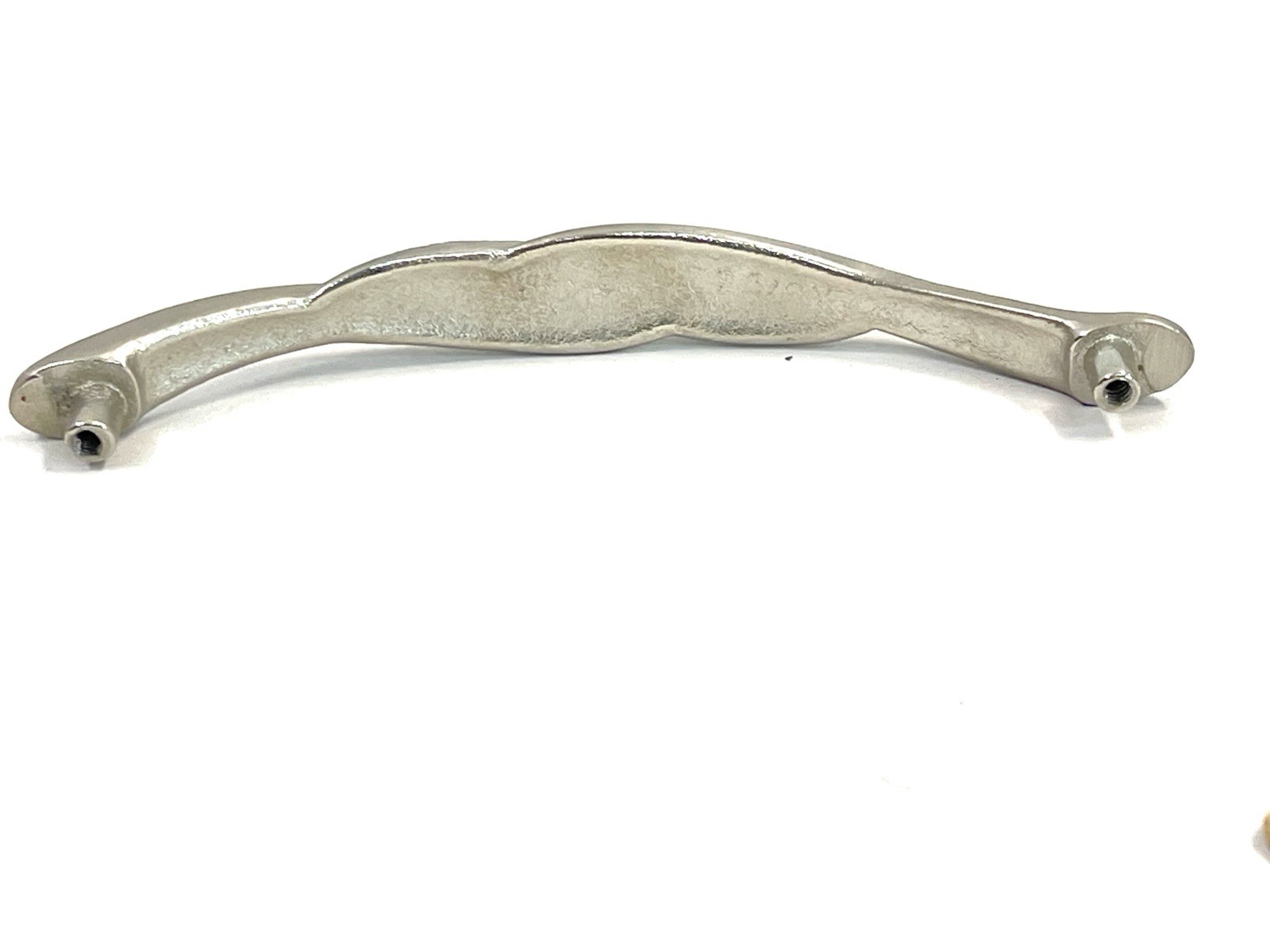KBC Vintage Drawer Pull Fixed Handle Hammered Nickel Twist 5.15″ OCB lot#7414