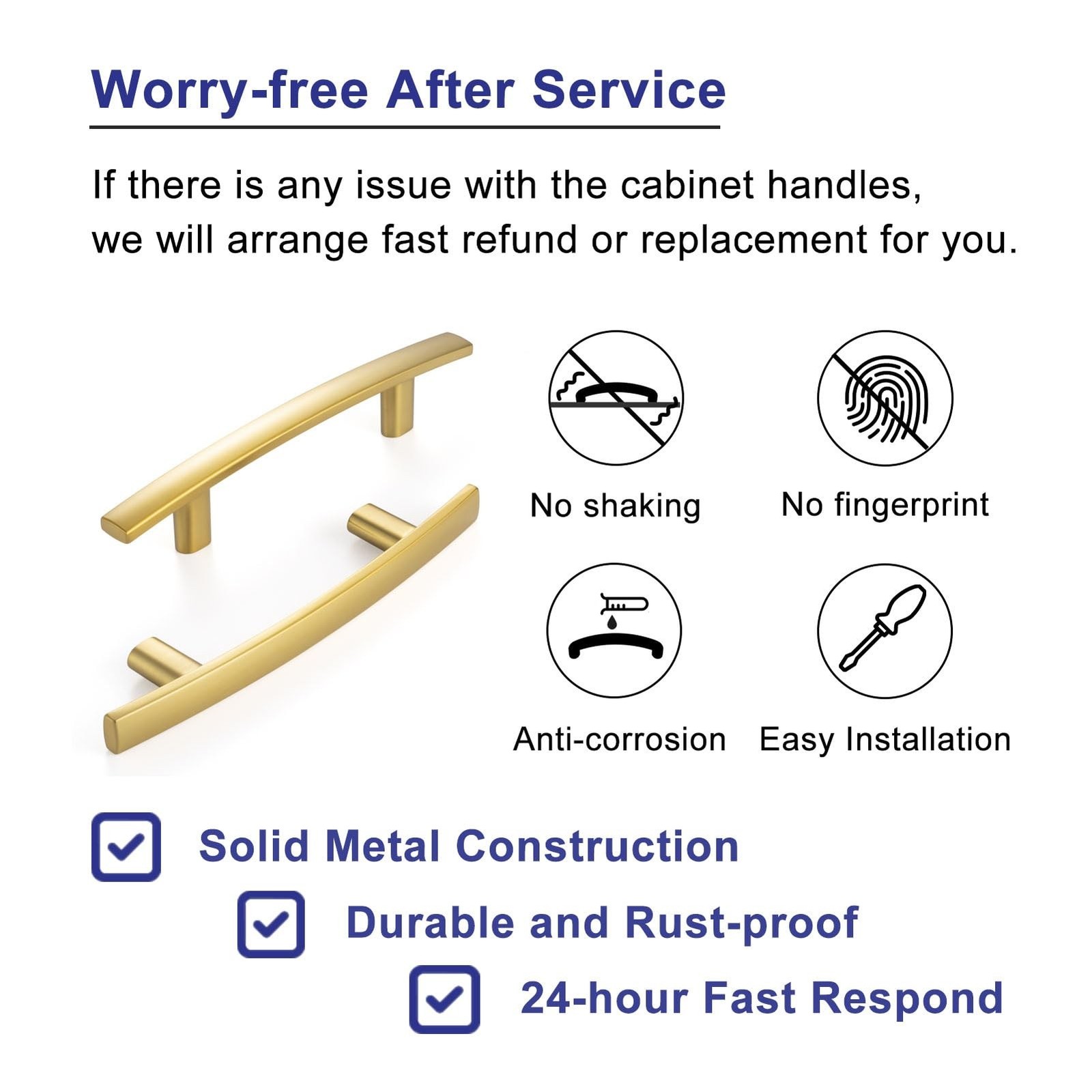 10 Pack 3 Inch Hole Centers, Curved Brushed Gold Cabinet Pulls Gold Cabinet H…