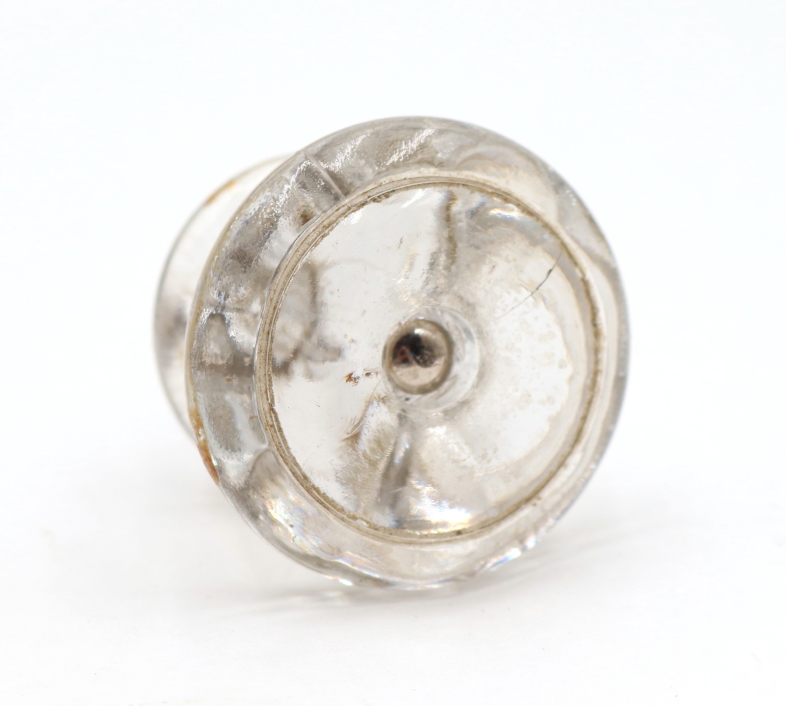 Vintage 2 in. Round Glass Cabinet Drawer Knob Set