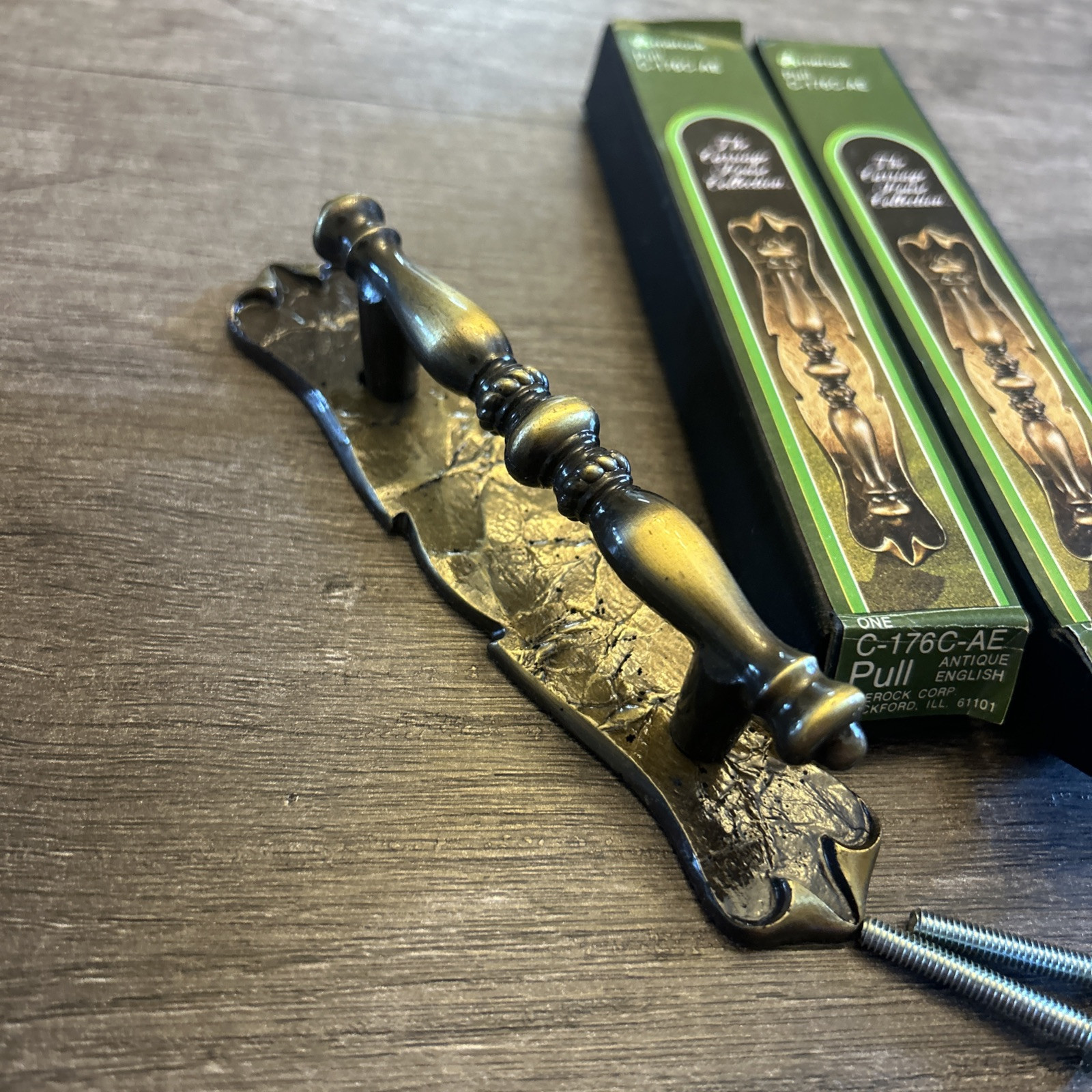 Vintage Amerock Antique English Pull C-176C-AE Lot Of 2