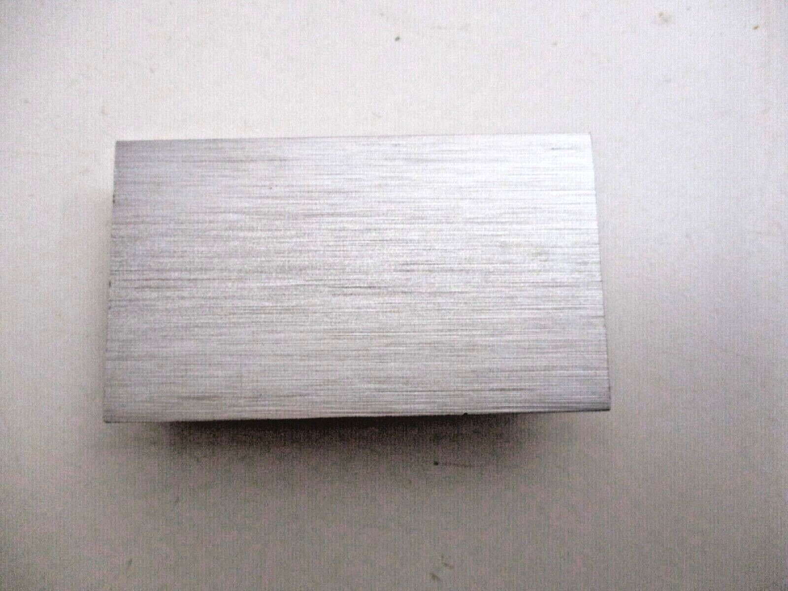 Industrial T Profile Brushed Aluminum Drawer Pull Handle 2-1/2 inch Centers MCM