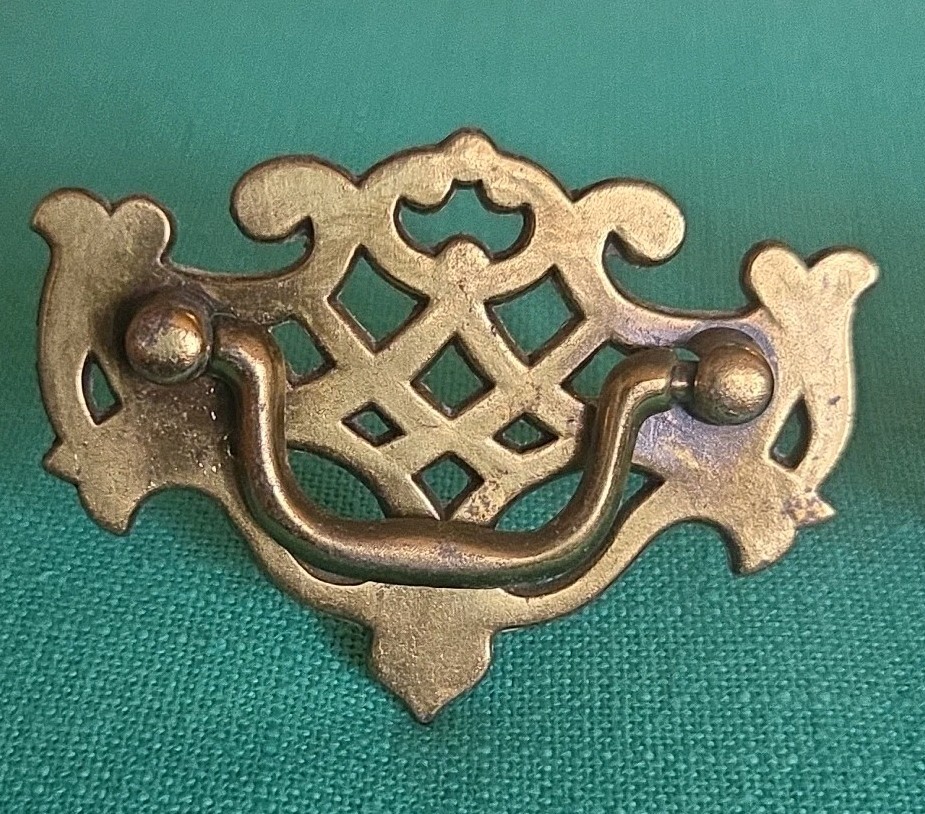 Keeler Brass Co. KBC Drawer Handles Pulls Chippendale Batwing Lot of 2 SEE