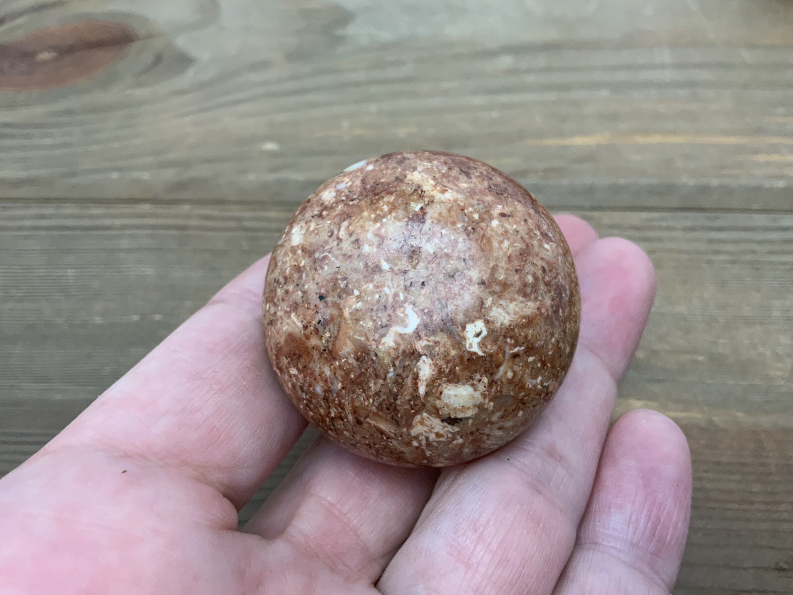 (5) Mushroom Shaped Red Marble Knobs Pulls with Screws Beautiful, Excellent