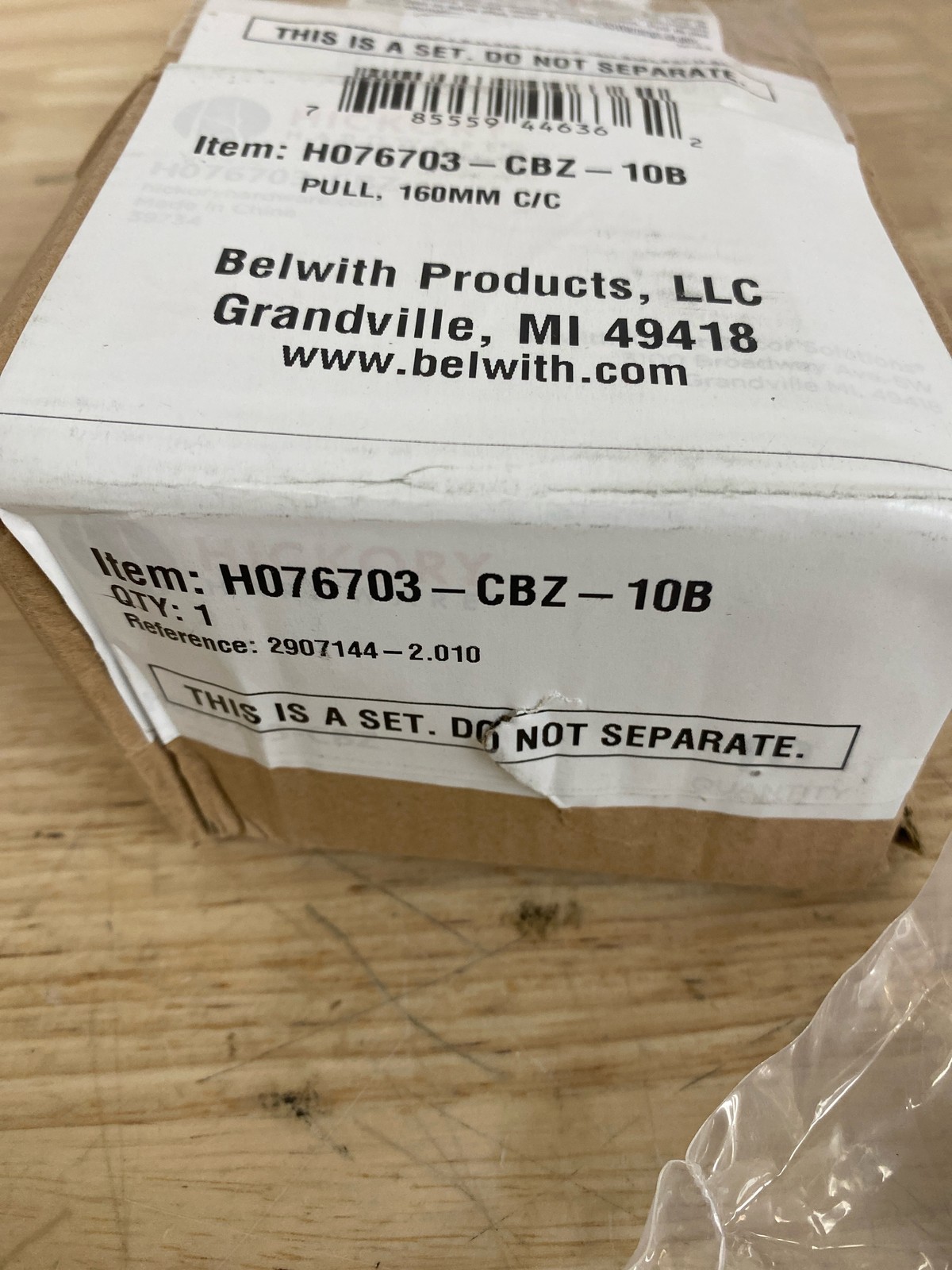 Hickory Hardware H076703-CBZ-10B Forge Pack of 10 Modern Farmhouse Cabinet Handl