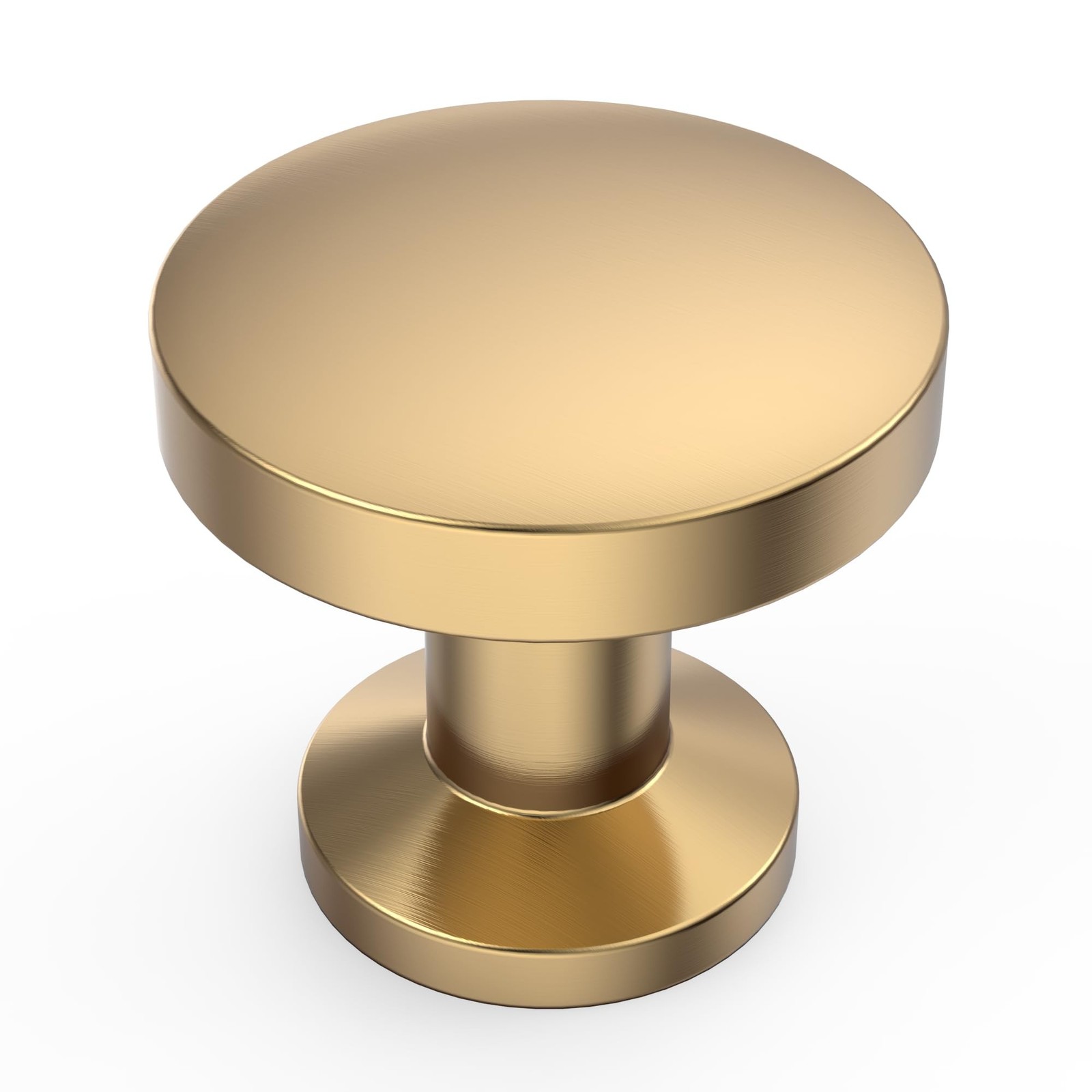10 Pack 1-1/5Inch(30mm) Champagne Bronze Knobs for Cabinets and Drawers Kitch…