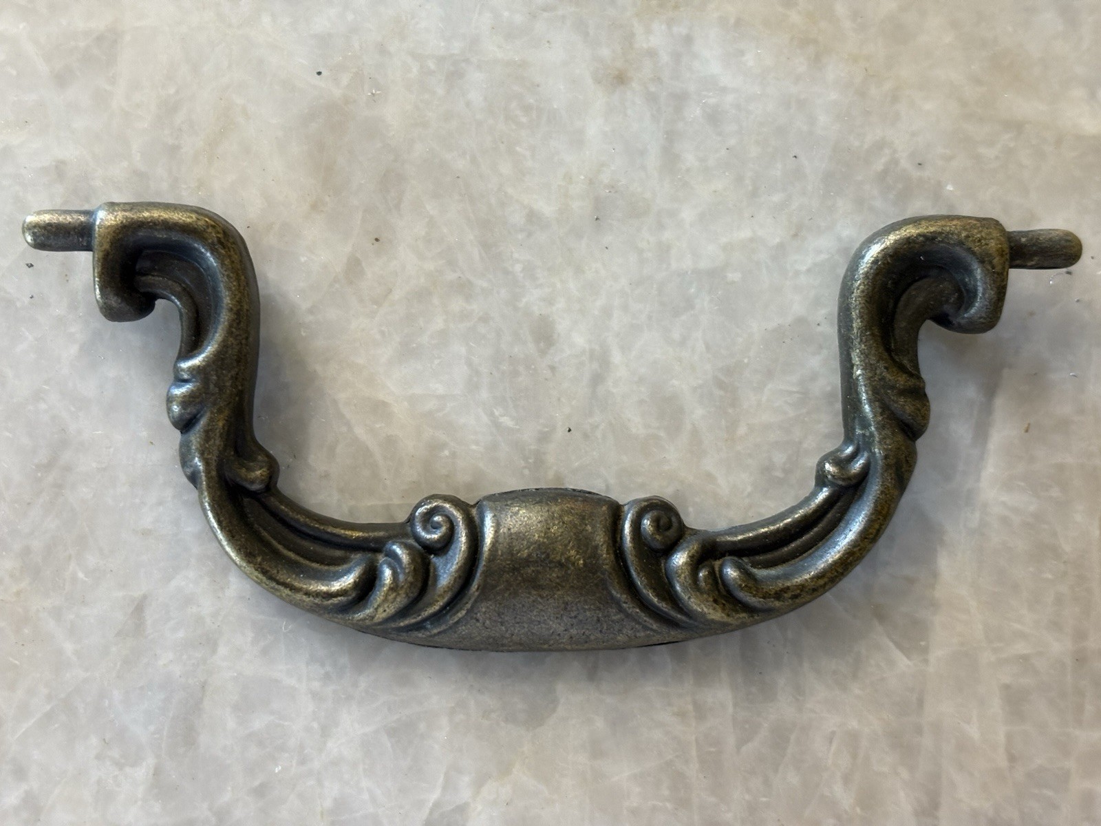 Vintage Rosette Drop Bail Drawer Pull 3.5” Center. Price Is For Each Pull.