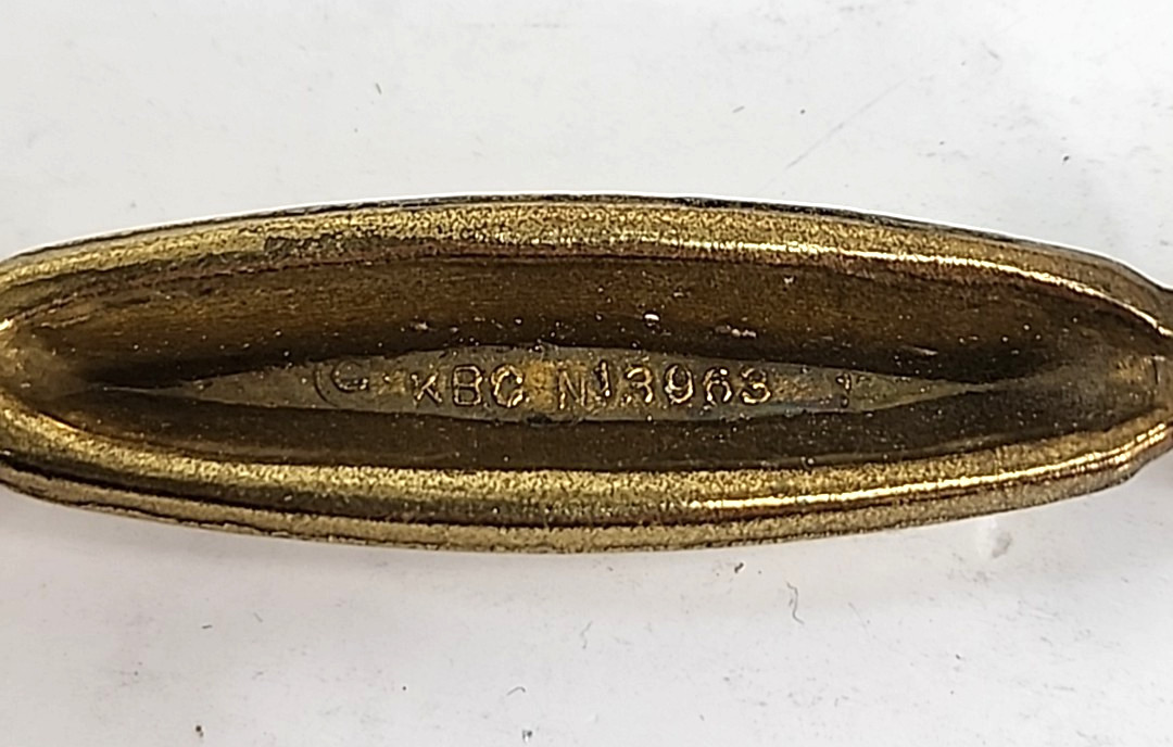 Vintage Keeler Brass Co KBC N13963 Brass Drawer Pulls 4.5″ Lot of 22 Hardware