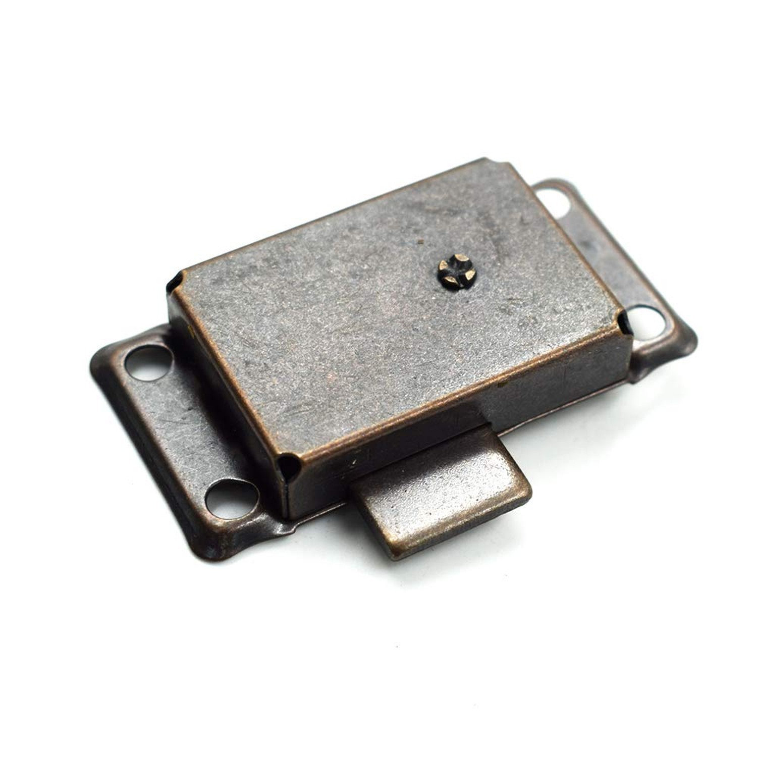 Antique Bronze Cabinet Lock with Keys, 2.09″ x 1.06″ Vintage Furniture Door L…