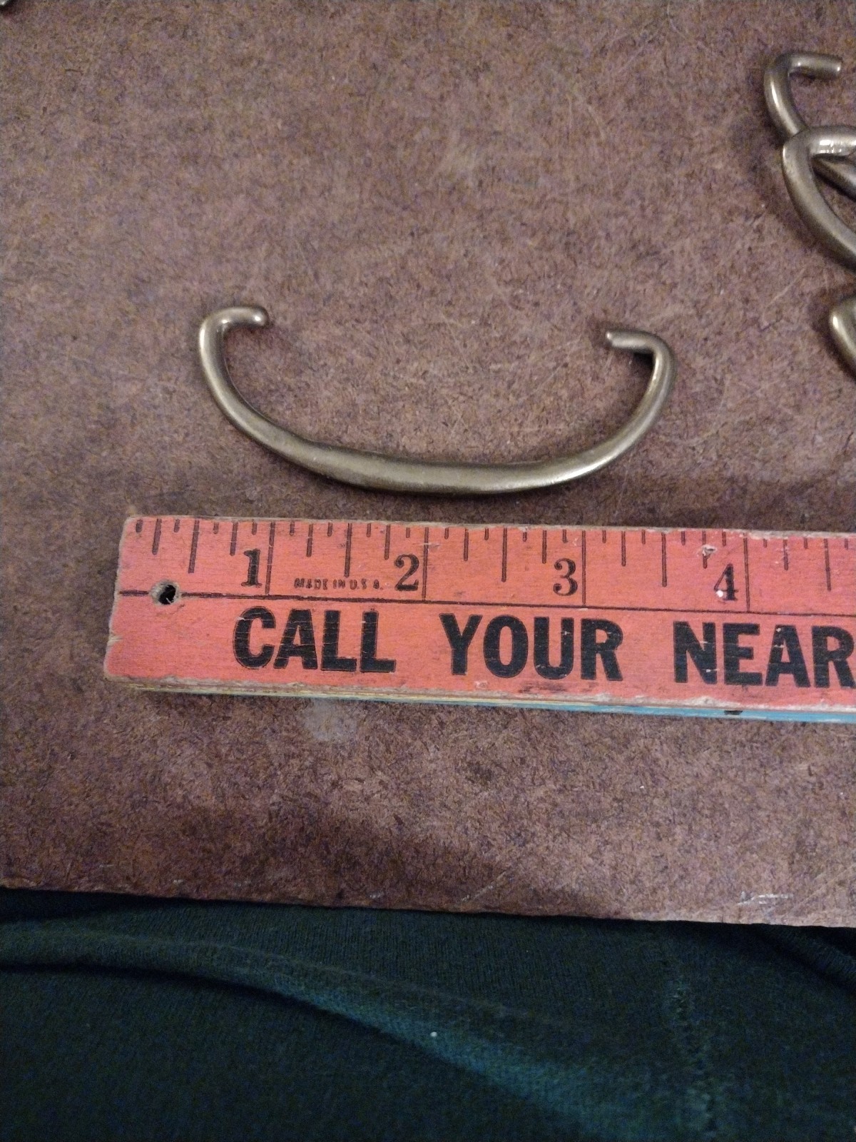 Vintage Ornate Bail Pull Handle Replacement Salvage Hardware Set of 4