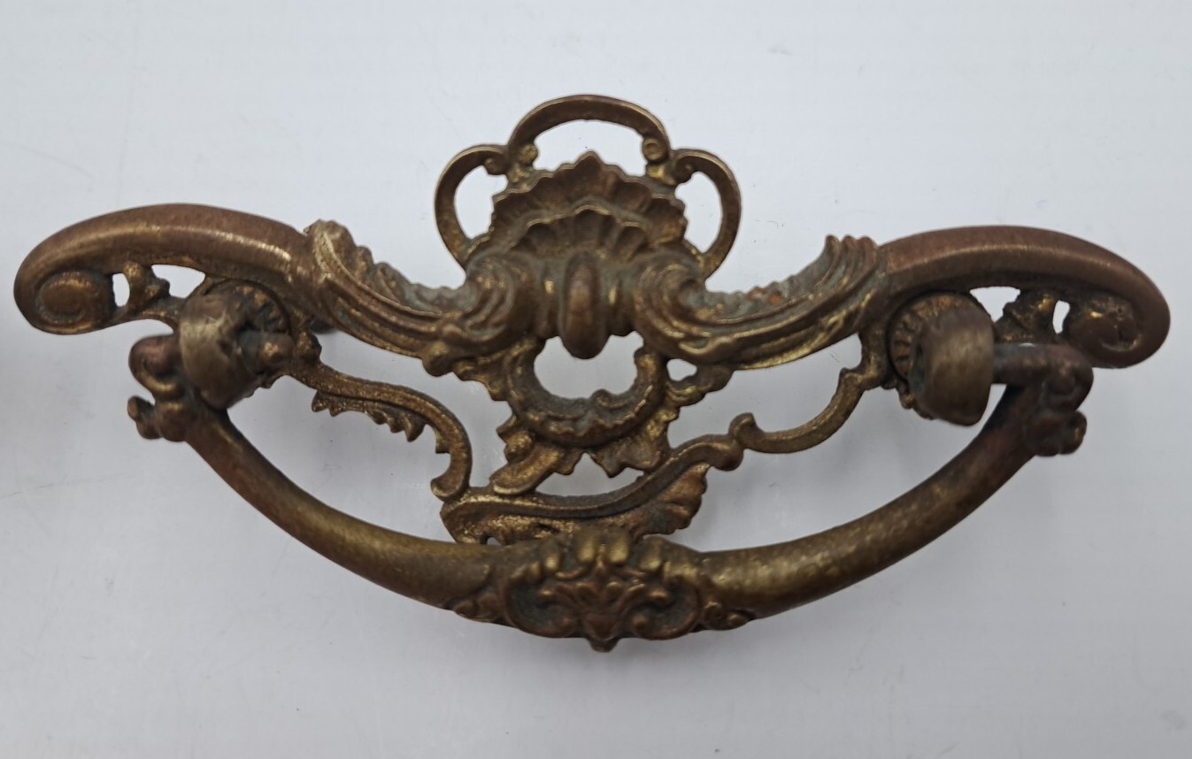 Drop Bail Pulls Drawer Hardware Cabinet Cupboard Handles Ornate Victorian