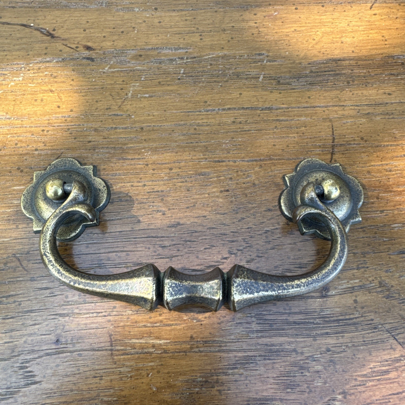 Drexel Guildhall Drawer Pull For Vintage Dresser Nightstand Credenza MCM Brass