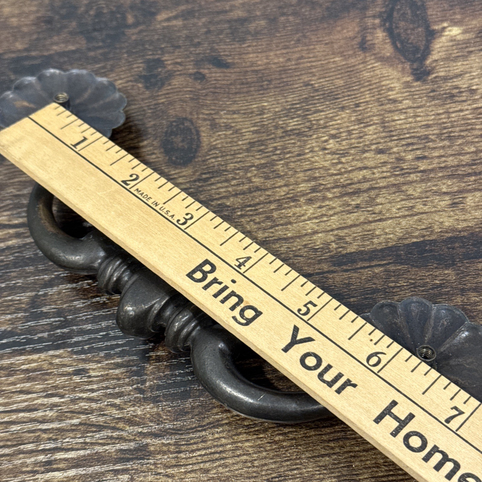 Thomasville Dresser Drawer Pull Handle Vintage Drop Bail Brass Metal Replacement