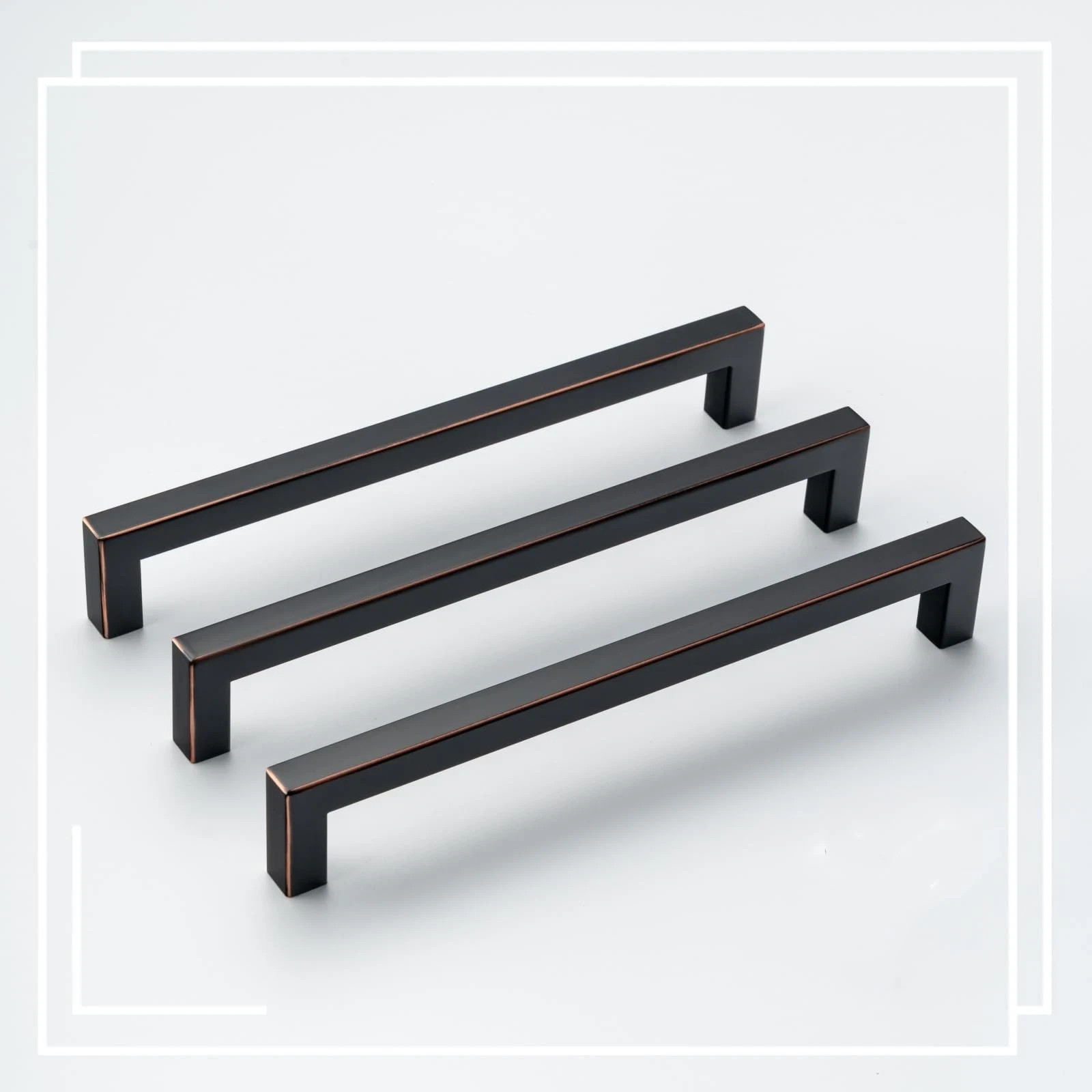 Aibeli 10 Pack Black Cabinet Pulls 8 Inch 203 mm Hole Centers