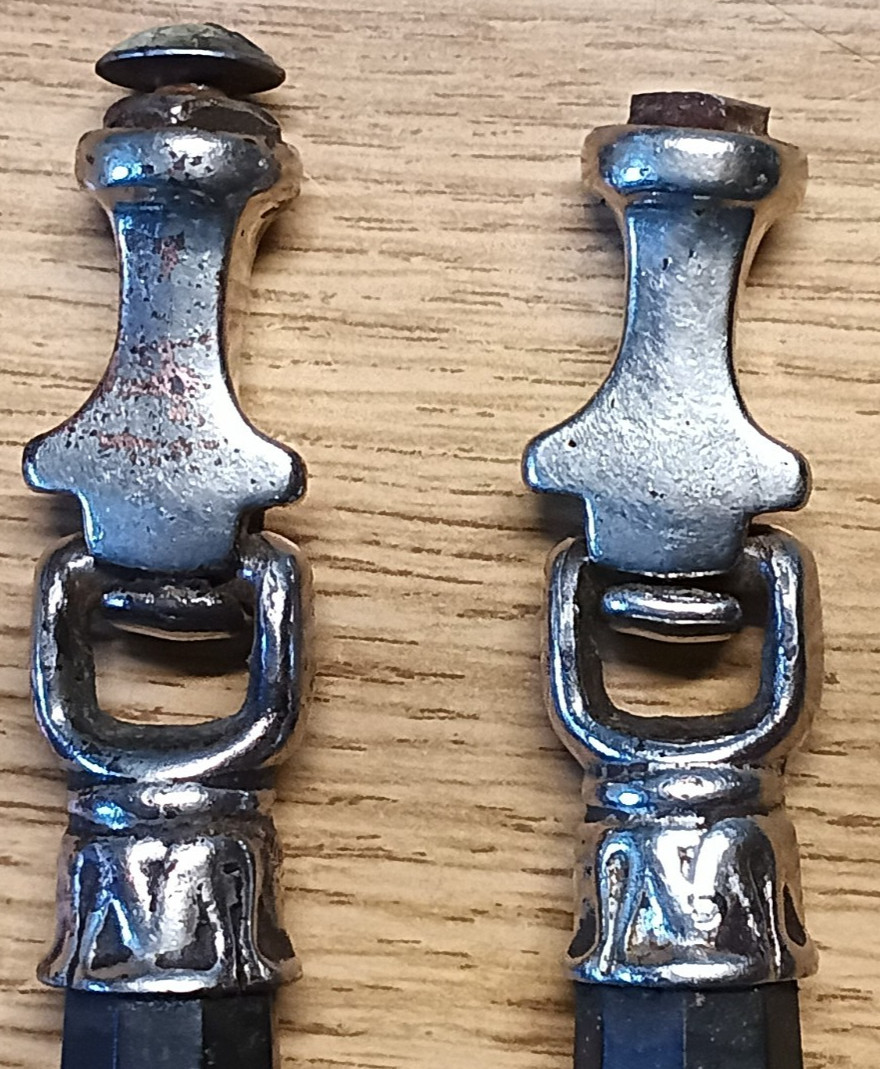 Pair of Antique Tear Drop Door or Drawer Pulls