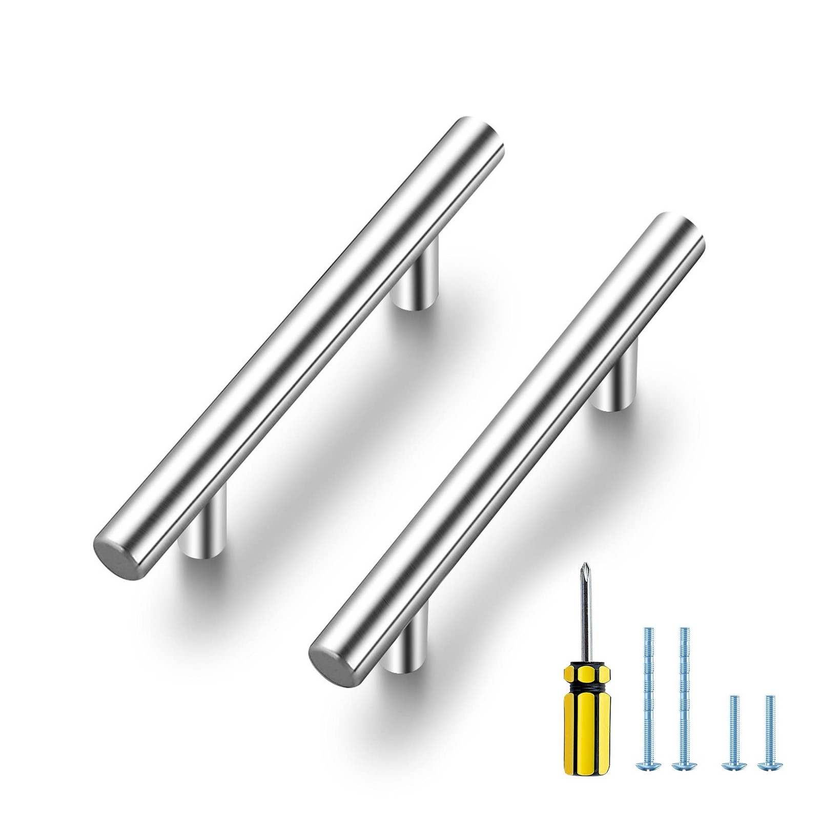 Ravinte Cabinet Handles – 30 Pack Brushed Nickel Kitchen Cabinet Pulls – 3 In…