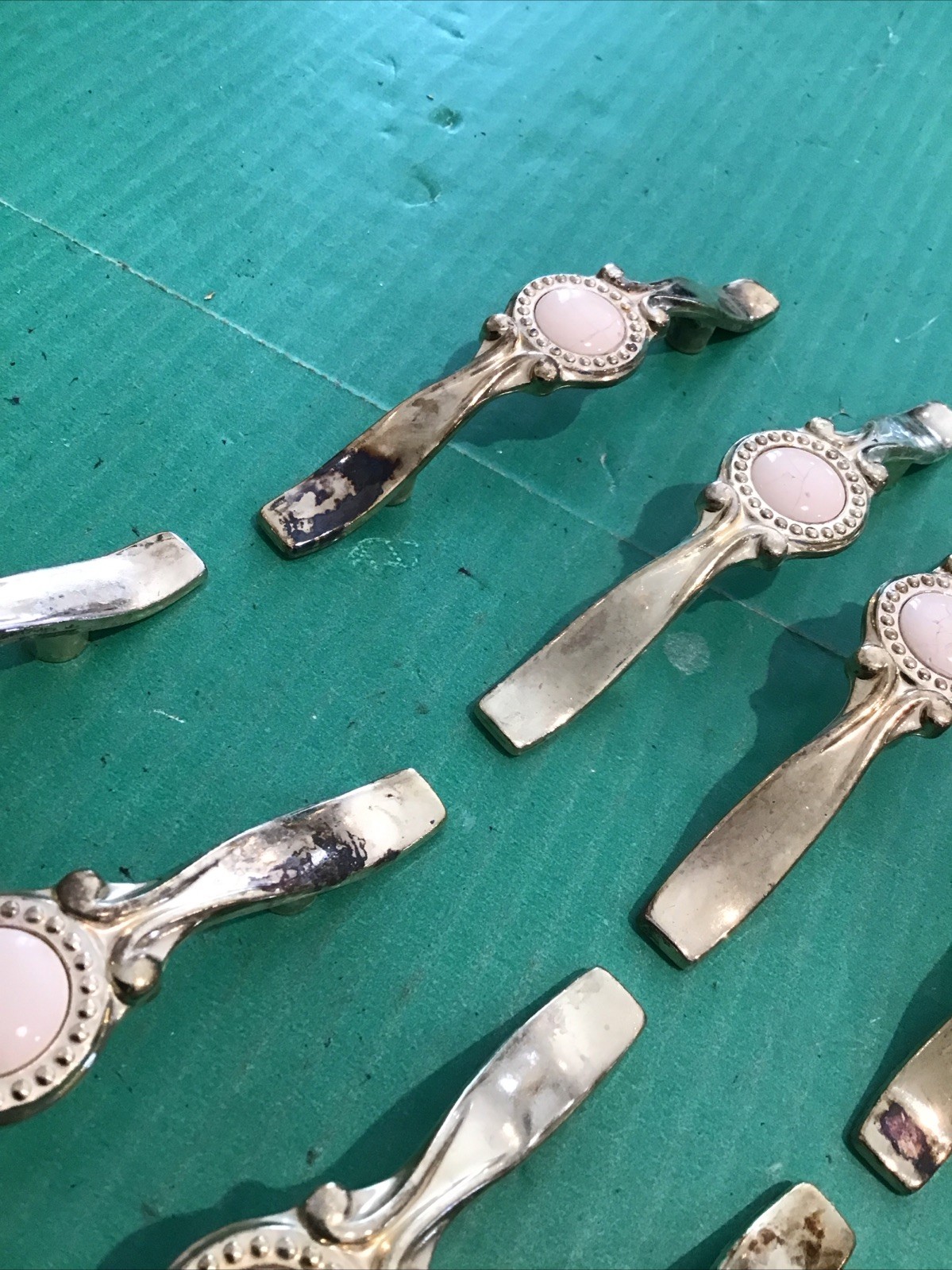 13 vintage Amerock 1978 861 Shabby drawer cabinet Handles Pulls Pull distressed