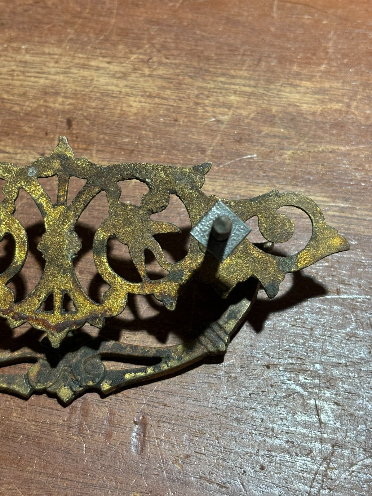 Vintage Antique Ornate Fancy Drop Bail Drawer Pull. 3 inch CTC