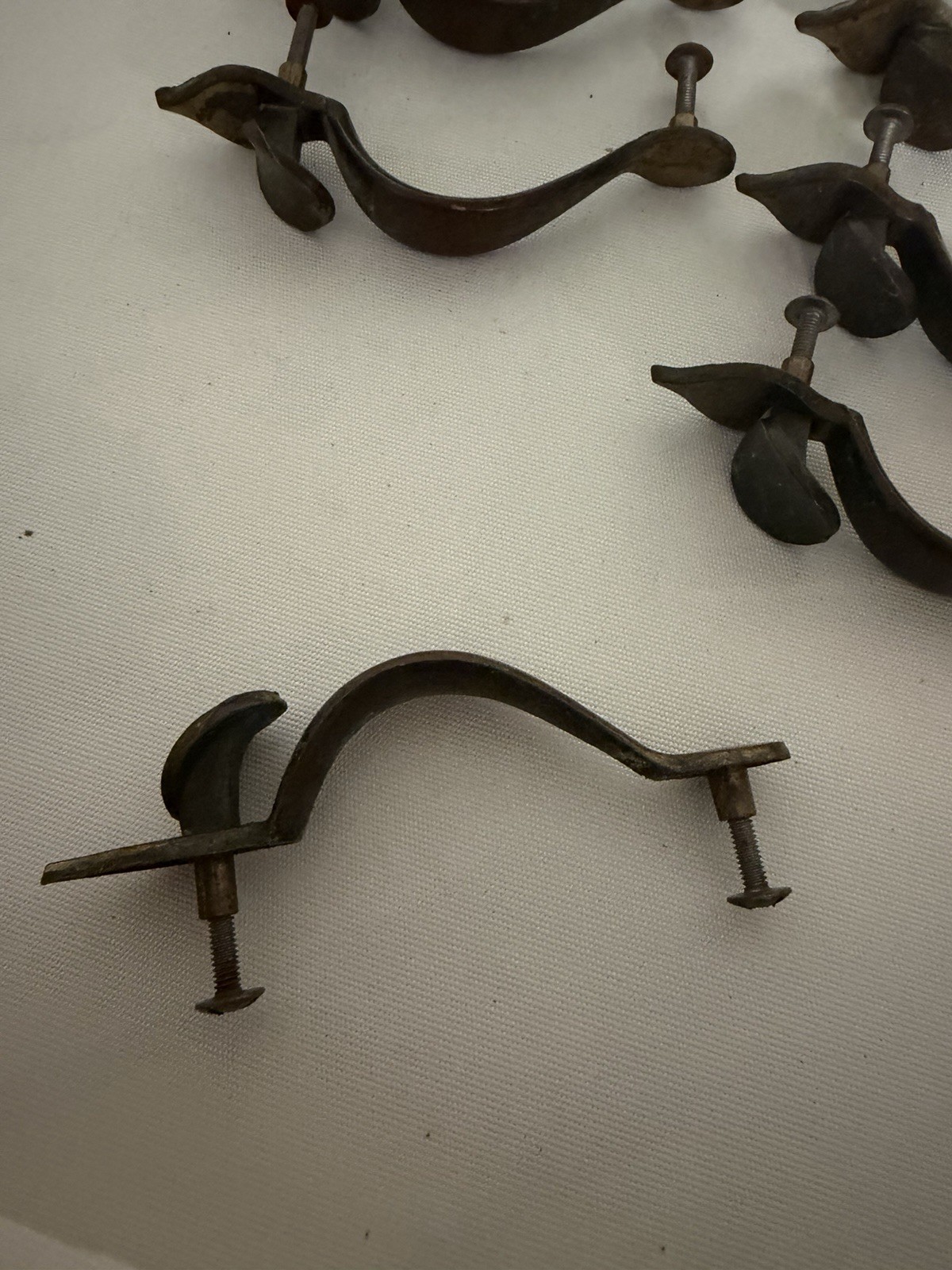 Vintage Keeler Brass No. 7679 ORB Cabinet Drawer Pulls – Lot of 8