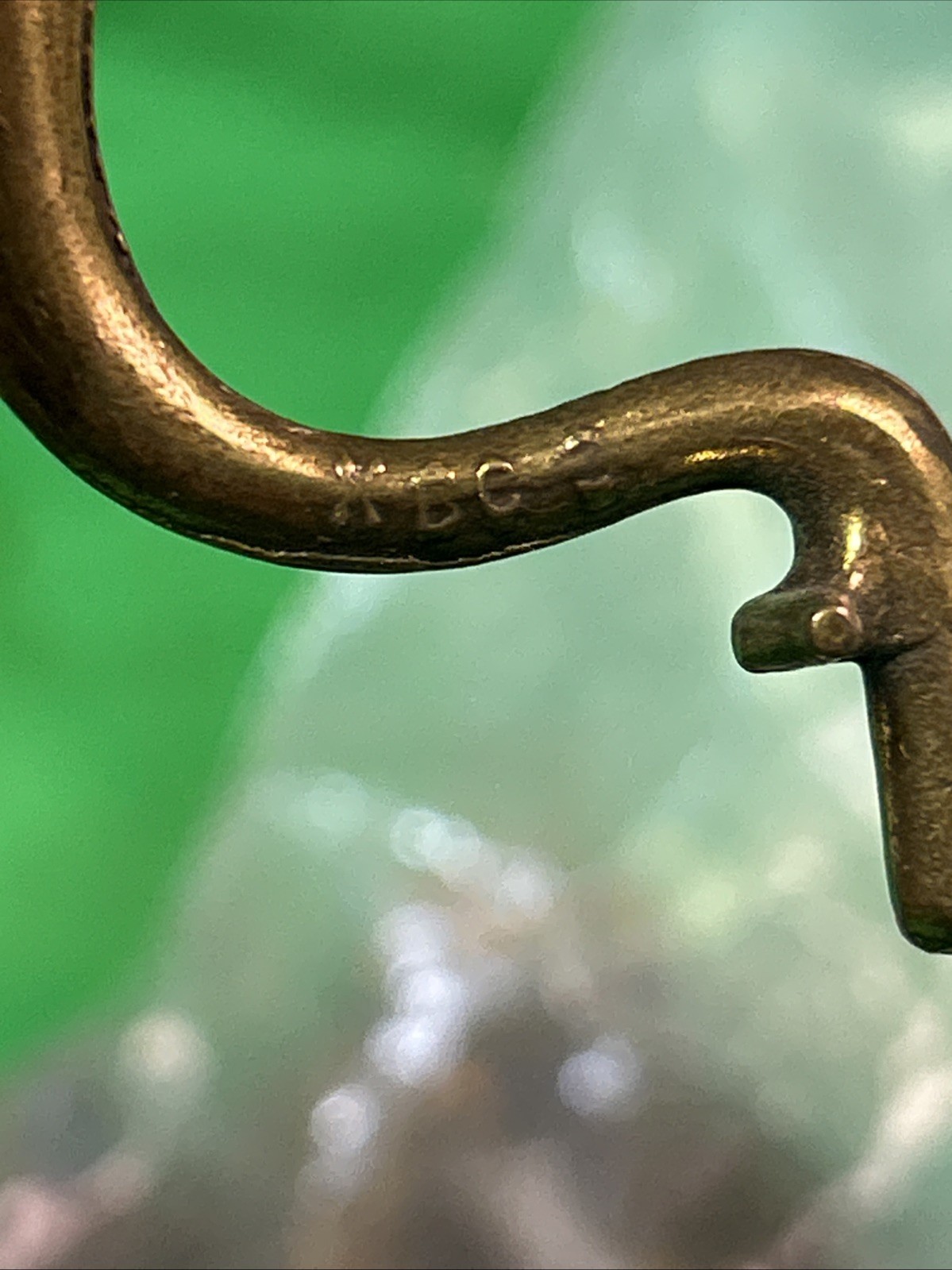Five Vintage Brass Drop Bail Pull Handle Drawer 3” Center
