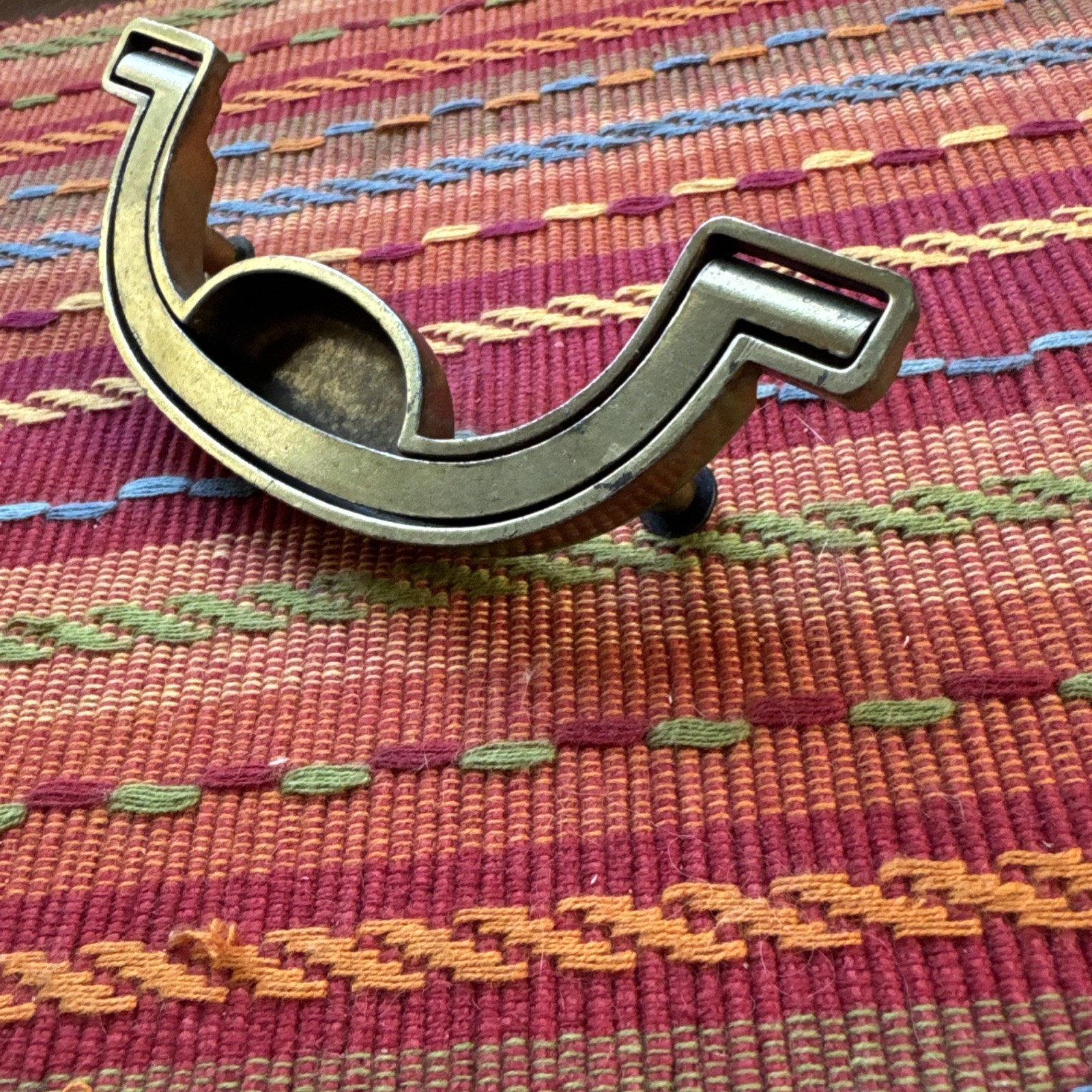 DREXEL ACCOLADE Brass Drawer Bail Pull Handle Campaign KBC N7231 – 3.5” CC